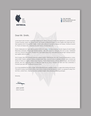 Stationery Design by chandrayaan.creative for Entrical, LLC | Design: #34124091