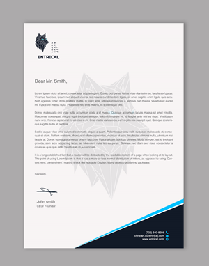Stationery Design by chandrayaan.creative for Entrical, LLC | Design: #34124095