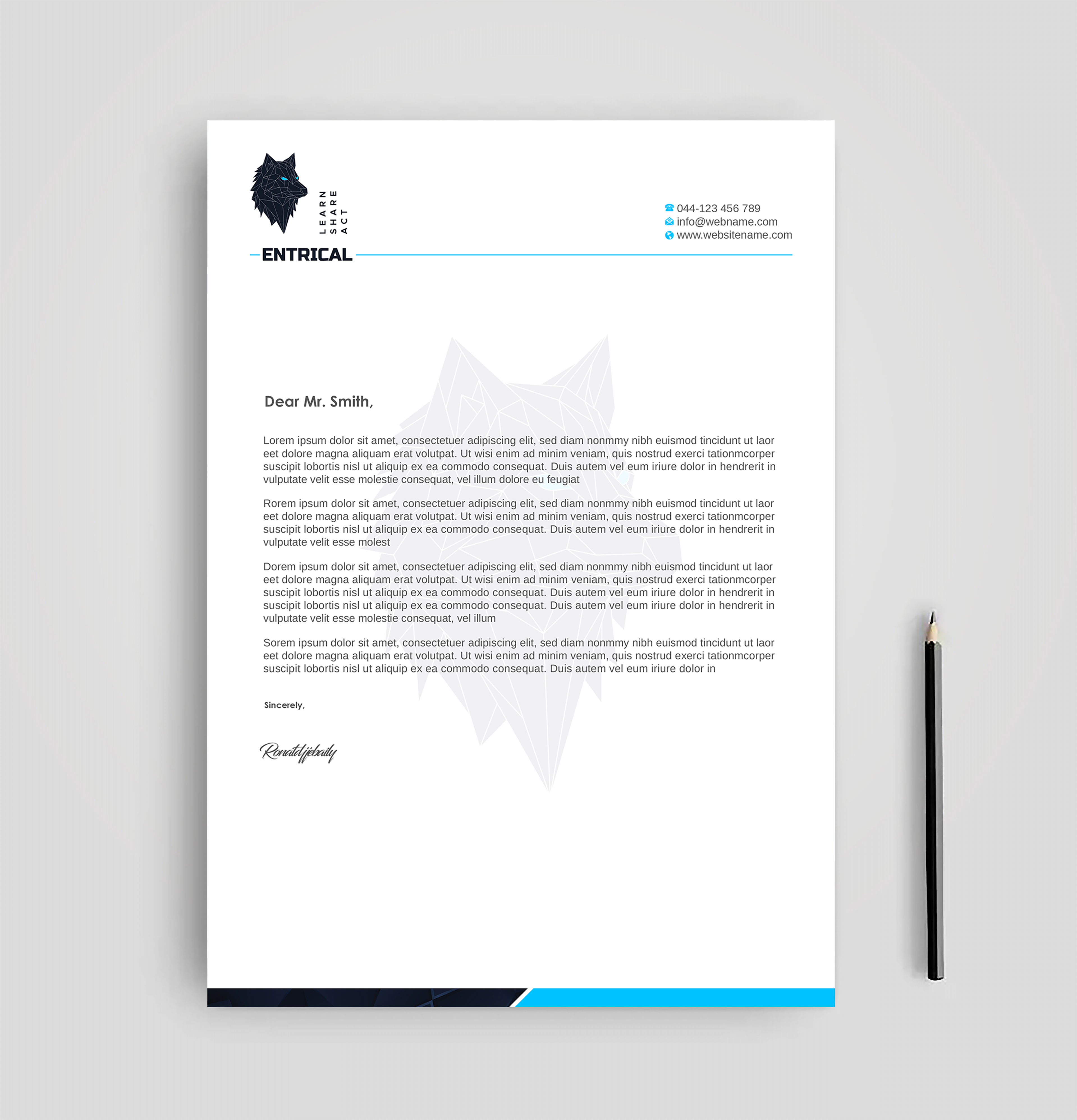 Stationery Design by Imagine design000 for Entrical, LLC | Design #34116626