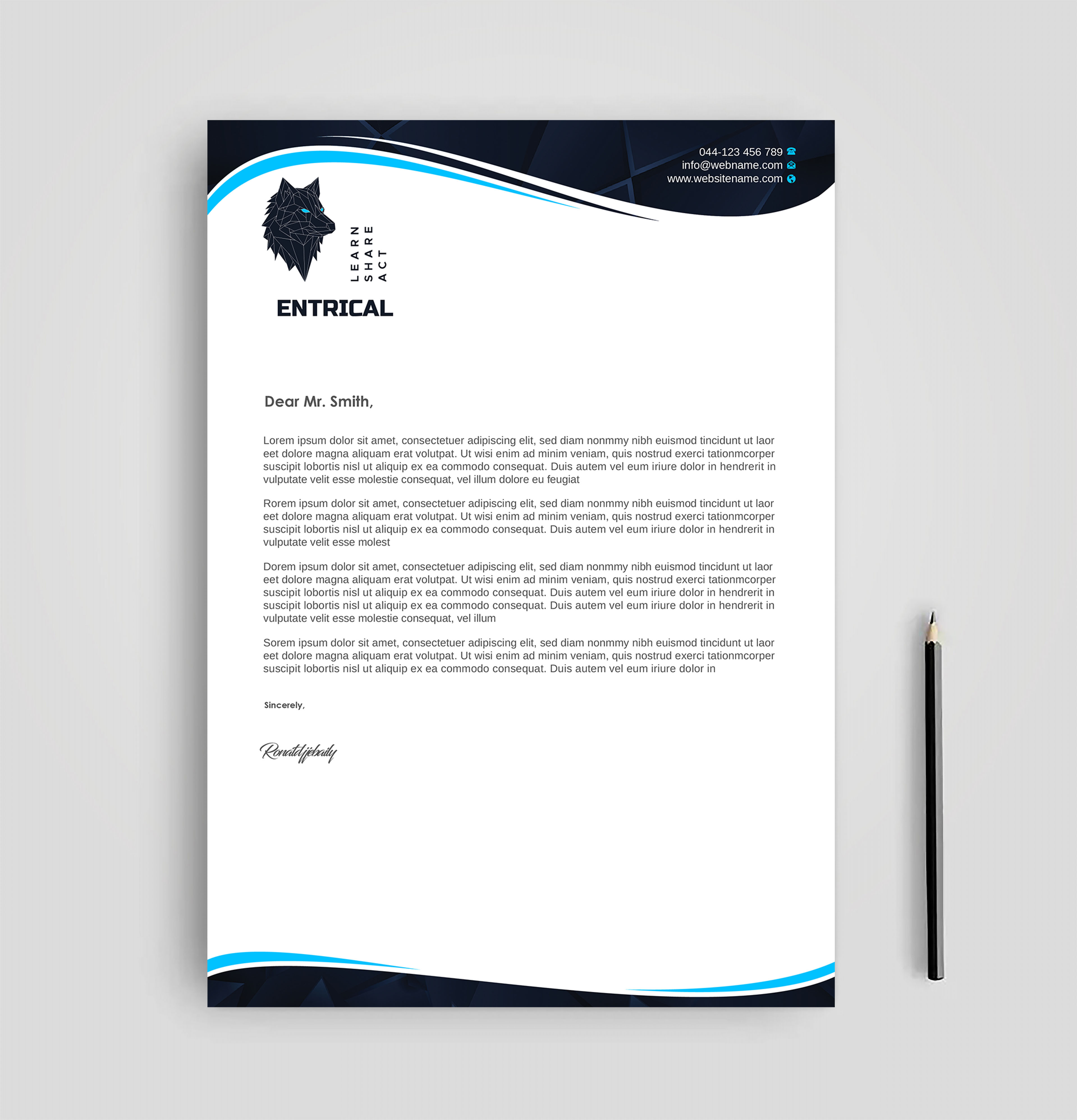 Stationery Design by Imagine design000 for Entrical, LLC | Design #34116627