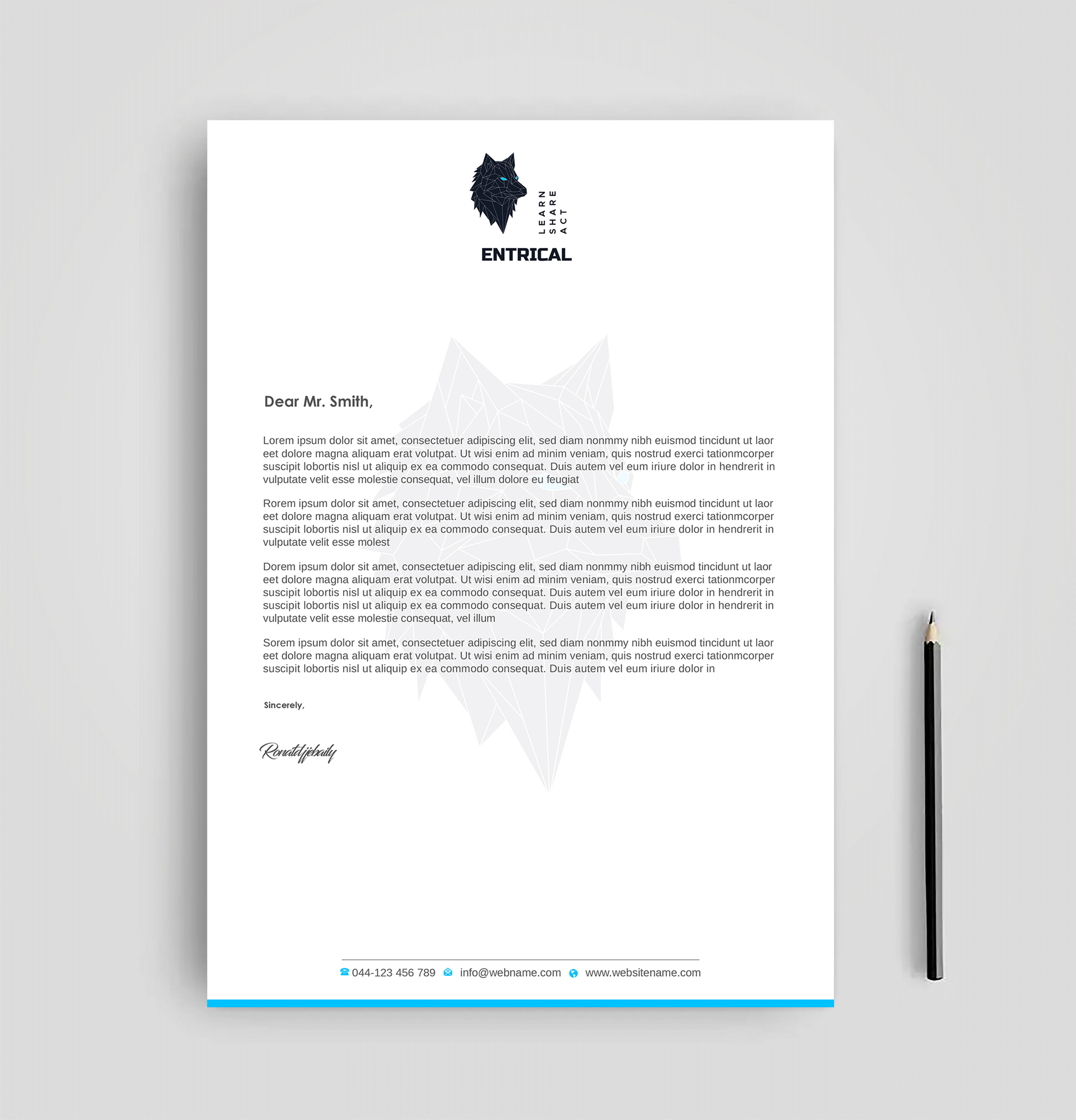 Stationery Design by Imagine design000 for Entrical, LLC | Design #34116628