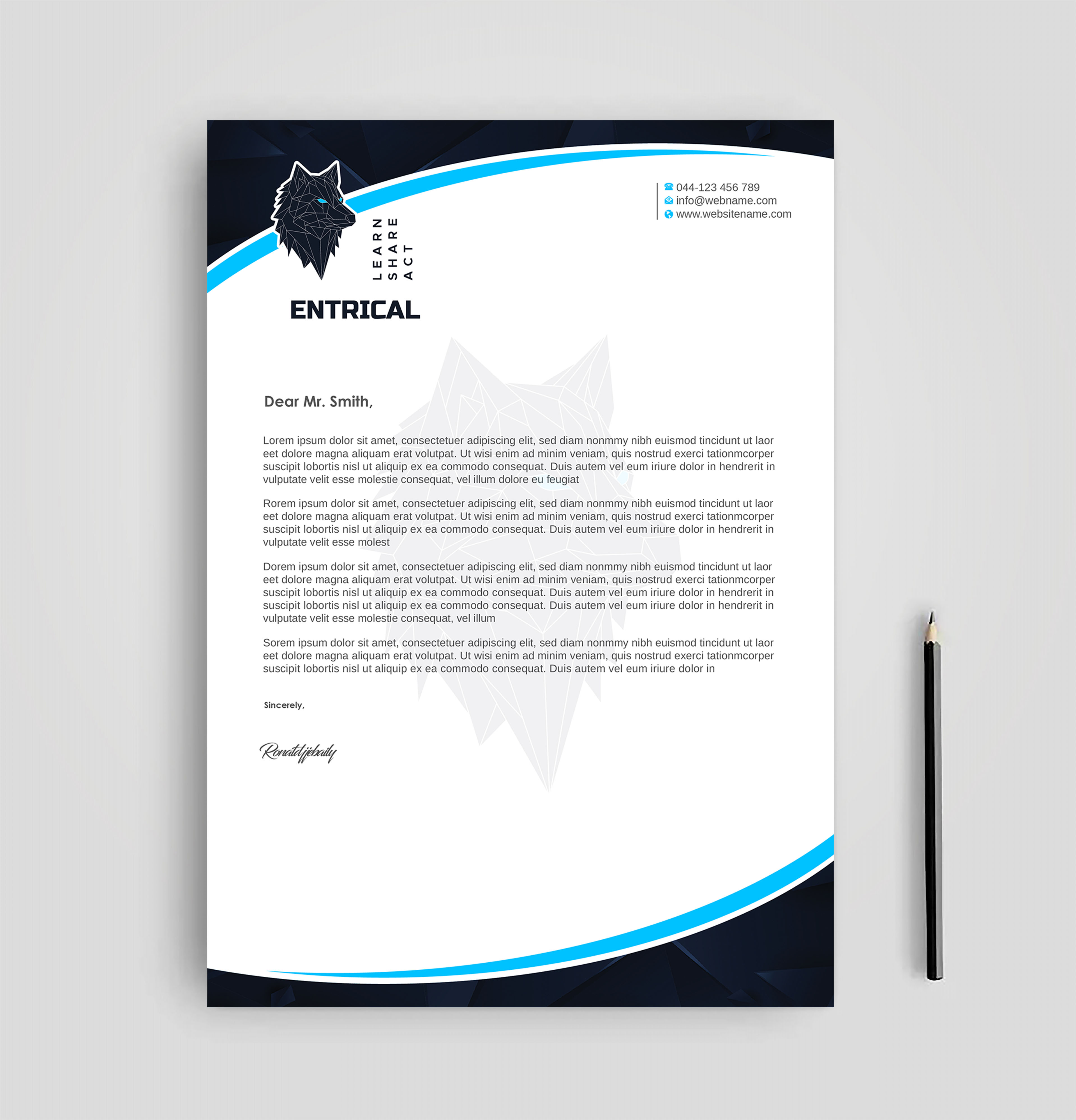 Stationery Design by Imagine design000 for Entrical, LLC | Design #34116629