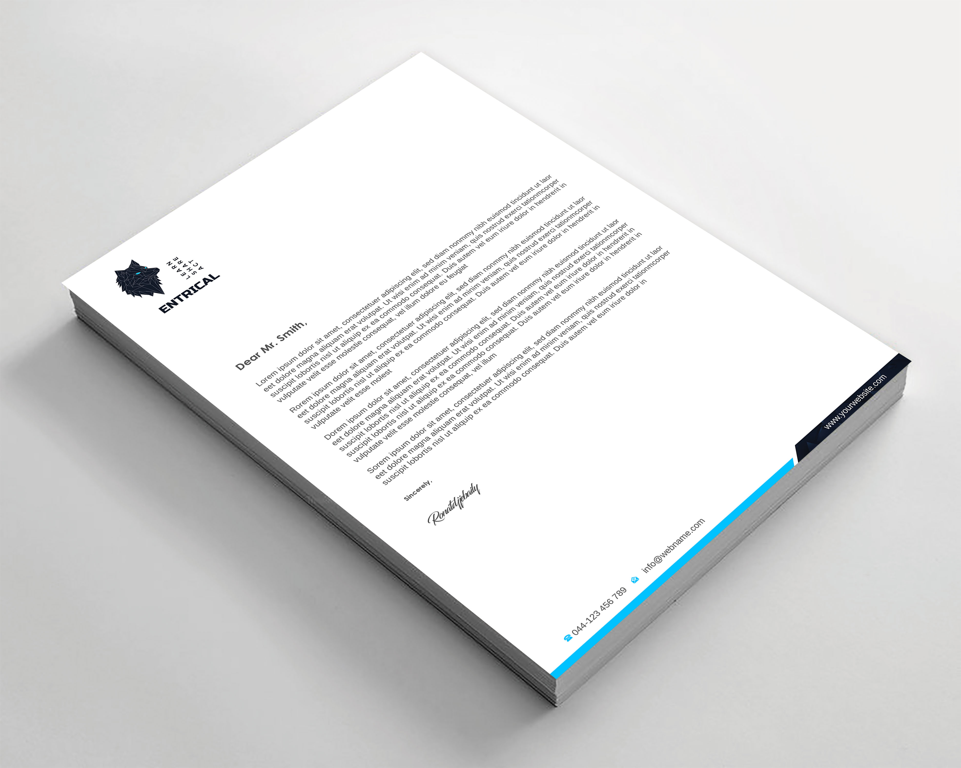 Stationery Design by Imagine design000 for Entrical, LLC | Design #34116638