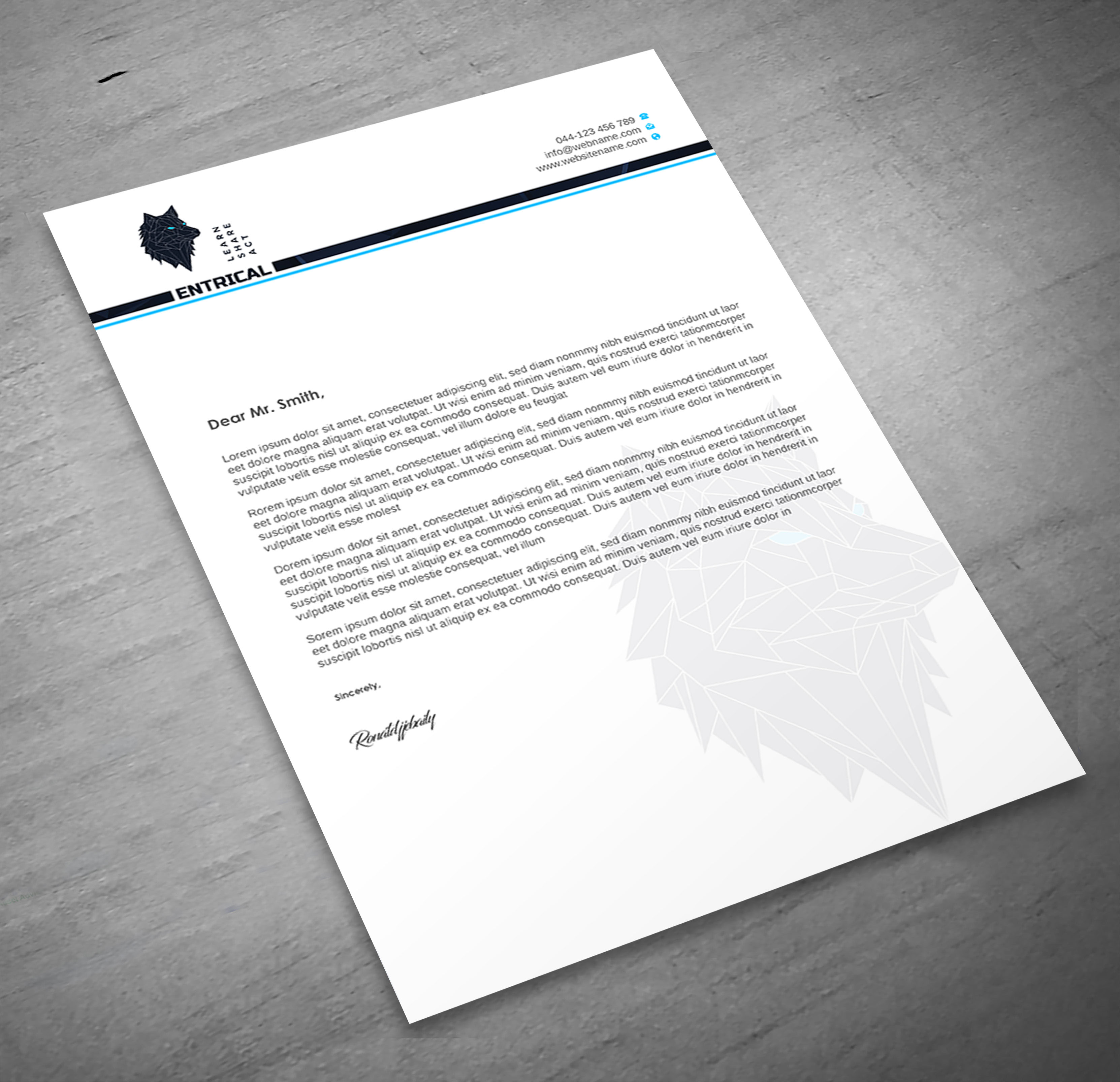 Diseño de Papelería por Imagine design000 para Entrical, LLC | Diseño #34116655