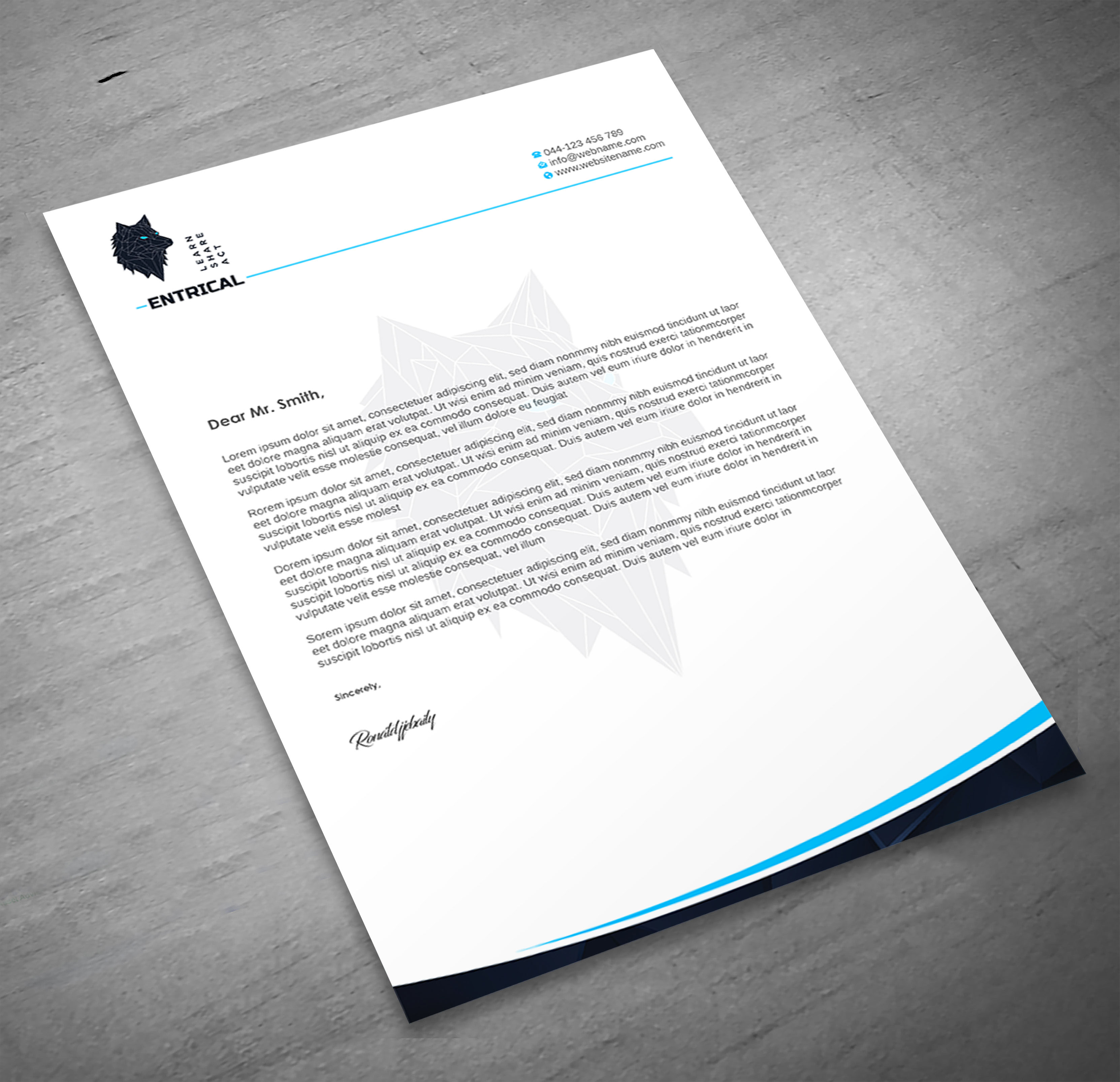 Stationery Design by Imagine design000 for Entrical, LLC | Design #34116656