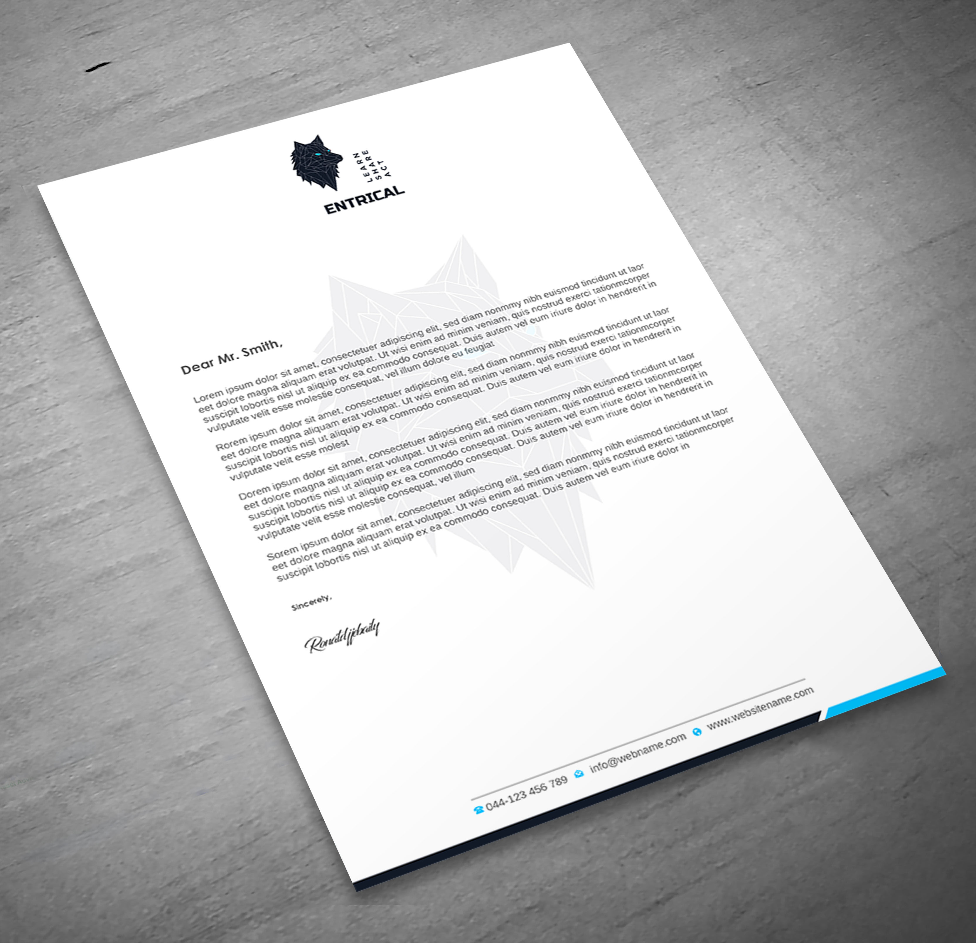 Stationery Design by Imagine design000 for Entrical, LLC | Design #34116659