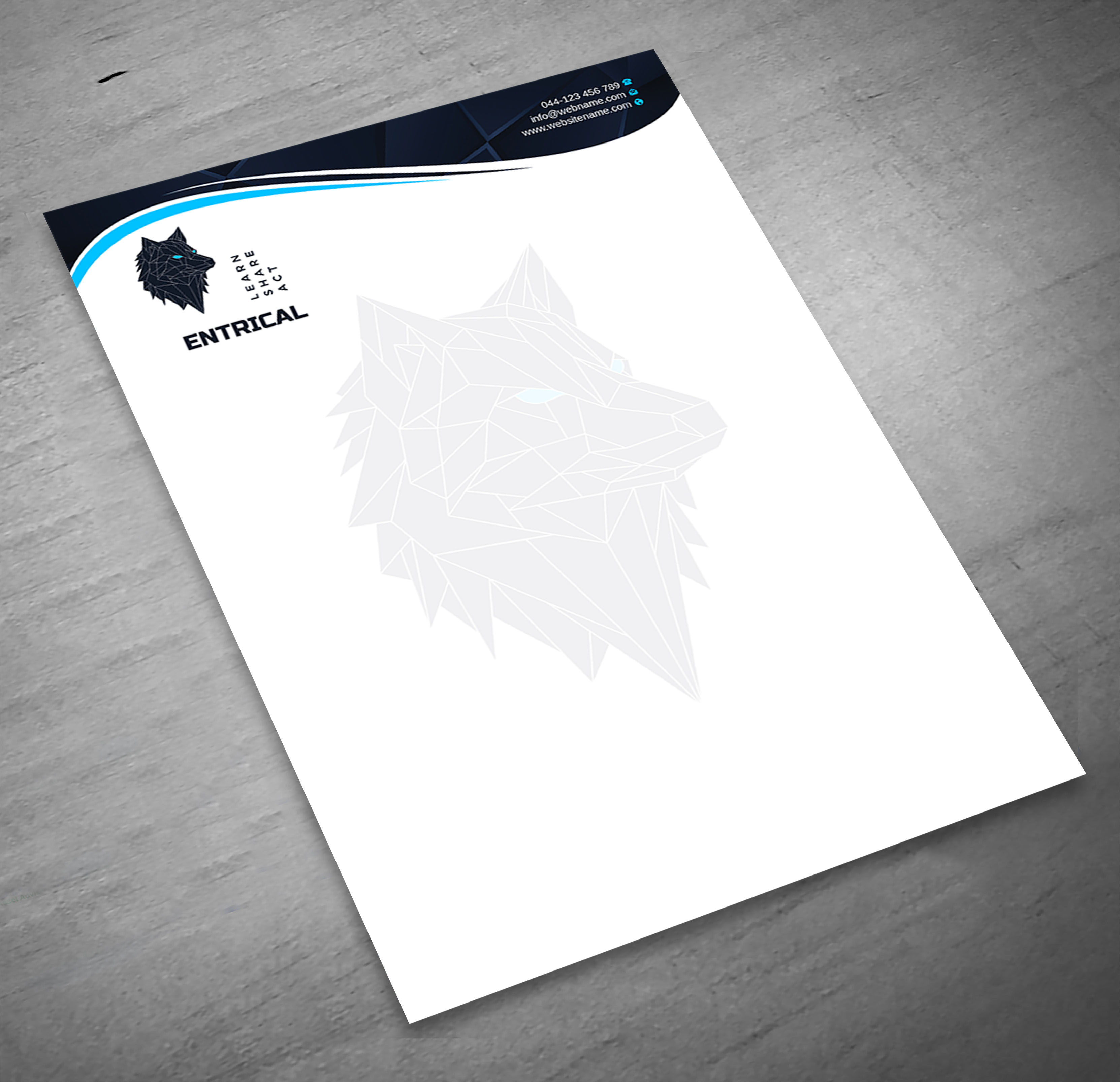 Stationery Design by Imagine design000 for Entrical, LLC | Design #34116663