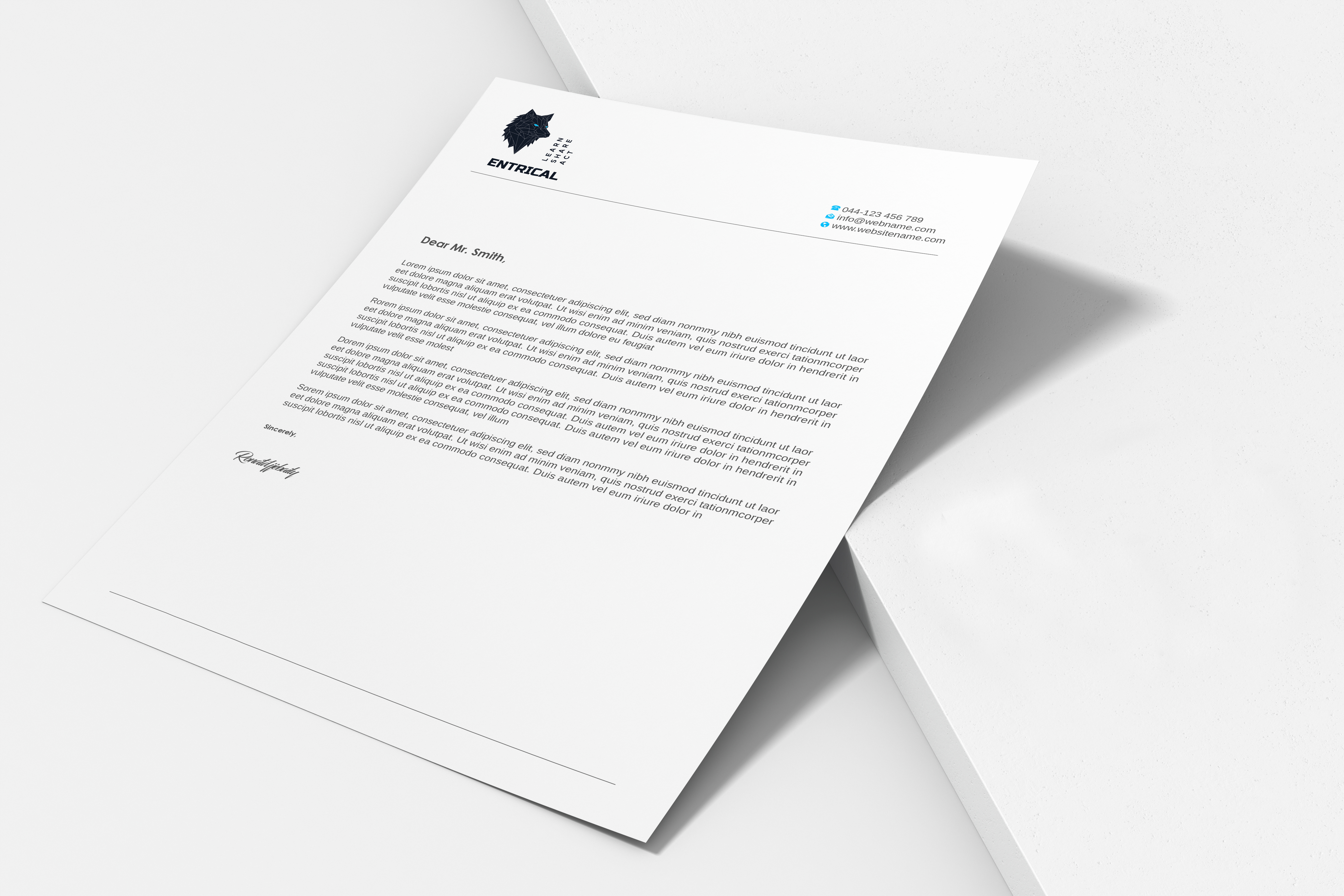 Stationery Design by Imagine design000 for Entrical, LLC | Design #34118472