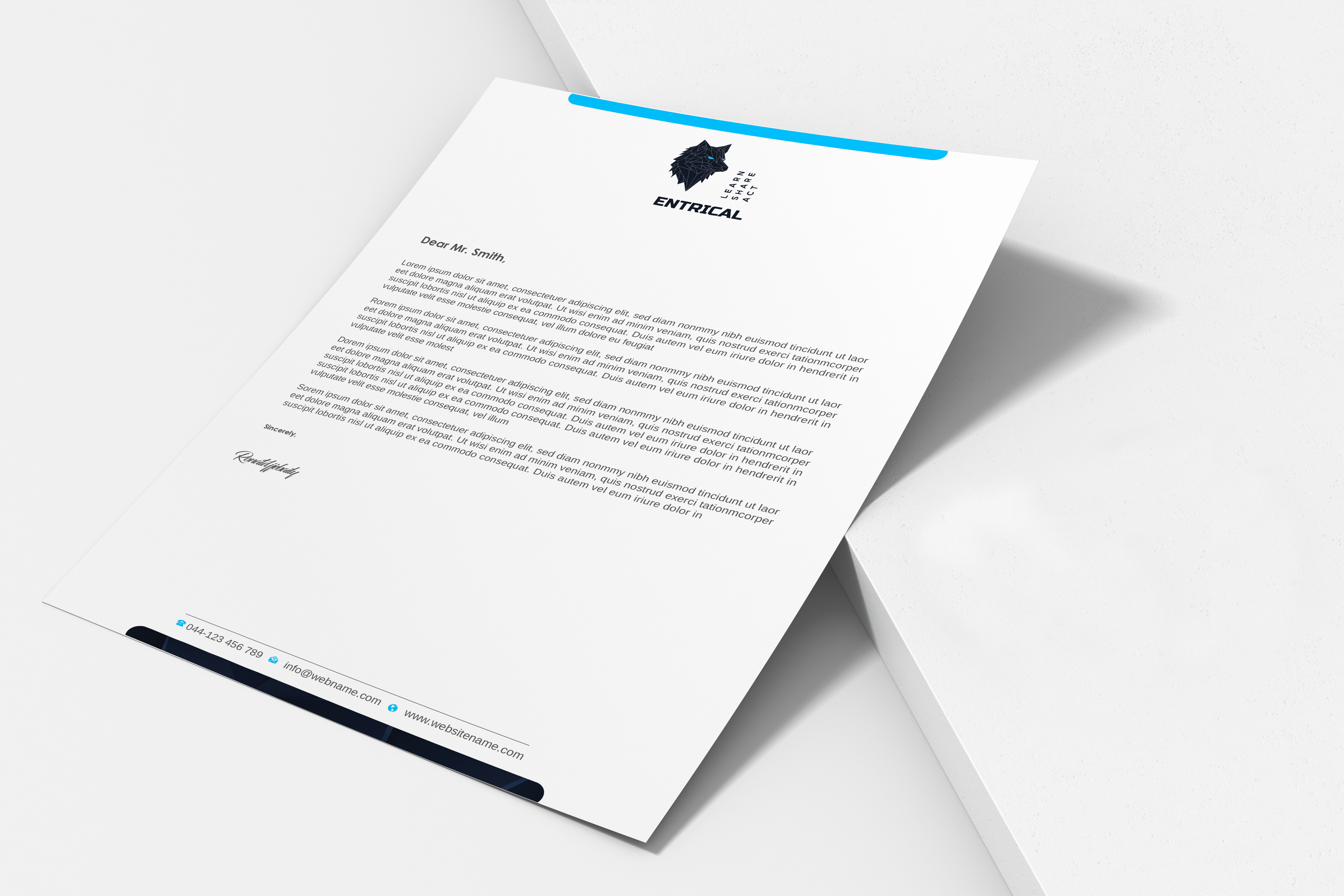 Stationery Design by Imagine design000 for Entrical, LLC | Design #34118476