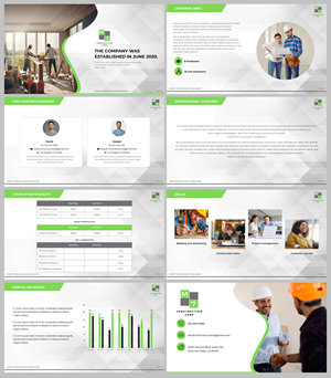 PowerPoint Design by pb for M7 Construction Corp | Design: #34152049