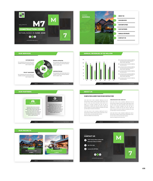 PowerPoint Design by pb for M7 Construction Corp | Design: #34152056