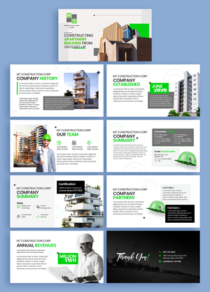 Design de PowerPoint par Graphic Guy pour M7 Construction Corp | Design #34135364