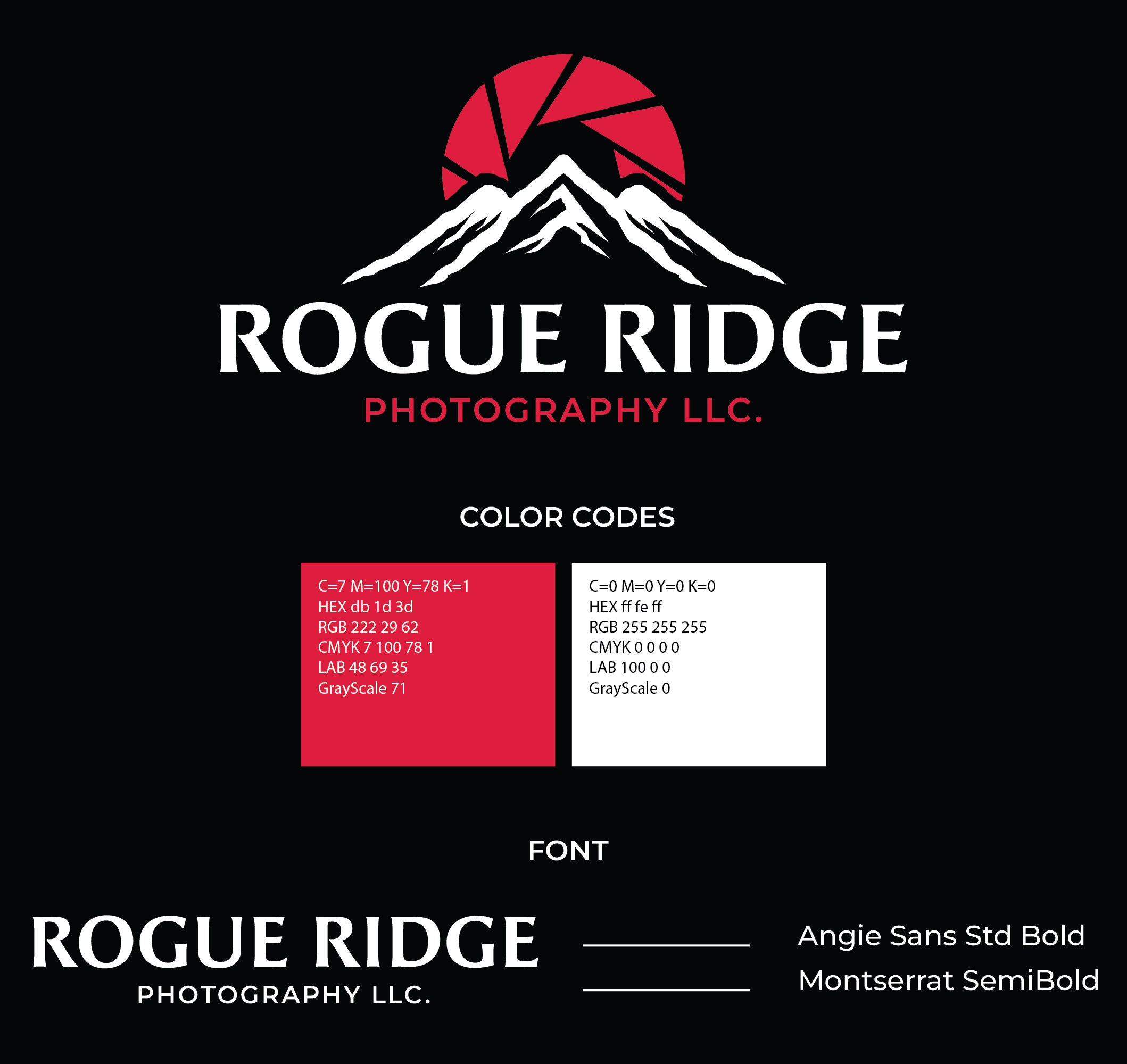 Logo Design by Onse Officials for Rogue Ridge Photography LLC> | Design #34131271