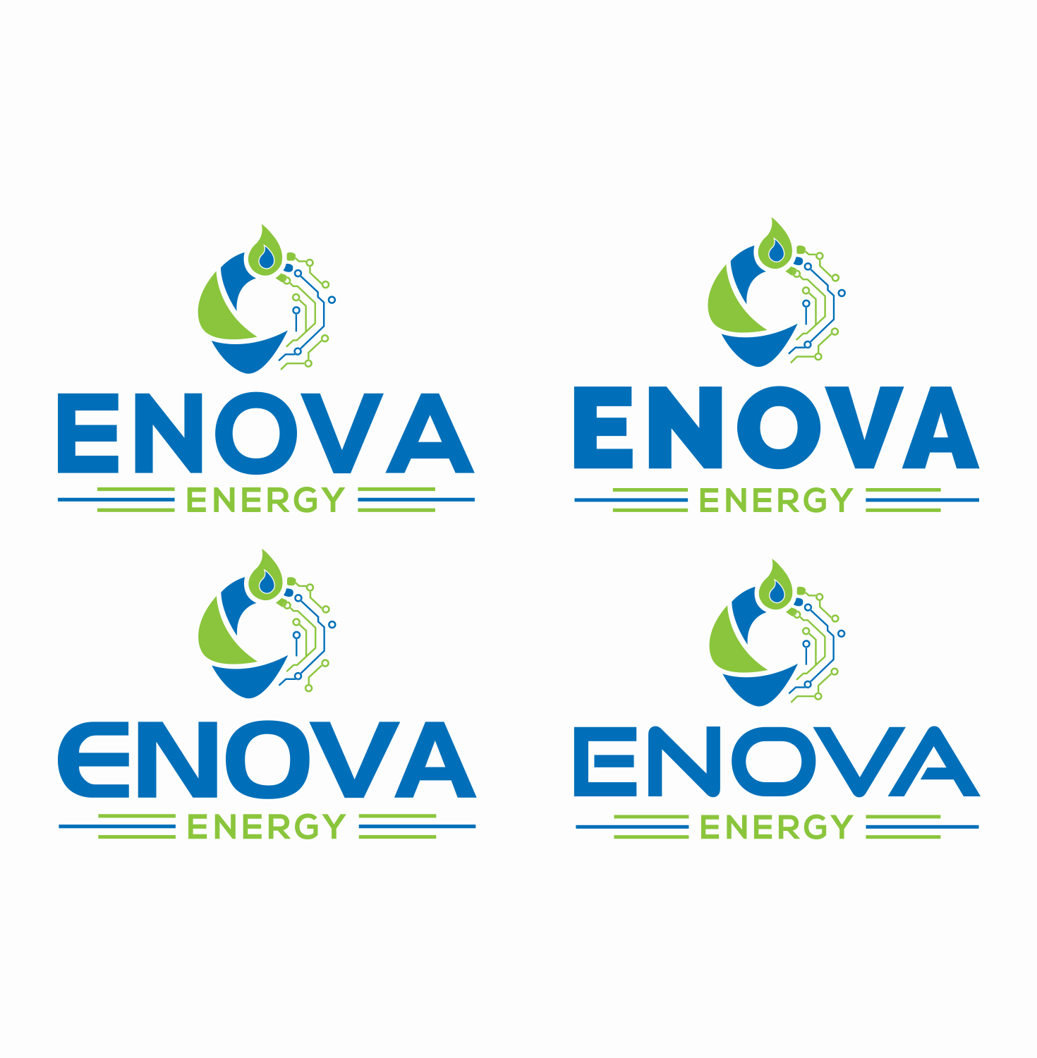 Logo Design by jeenastodio346 for Enova Energy | Design: #34145462