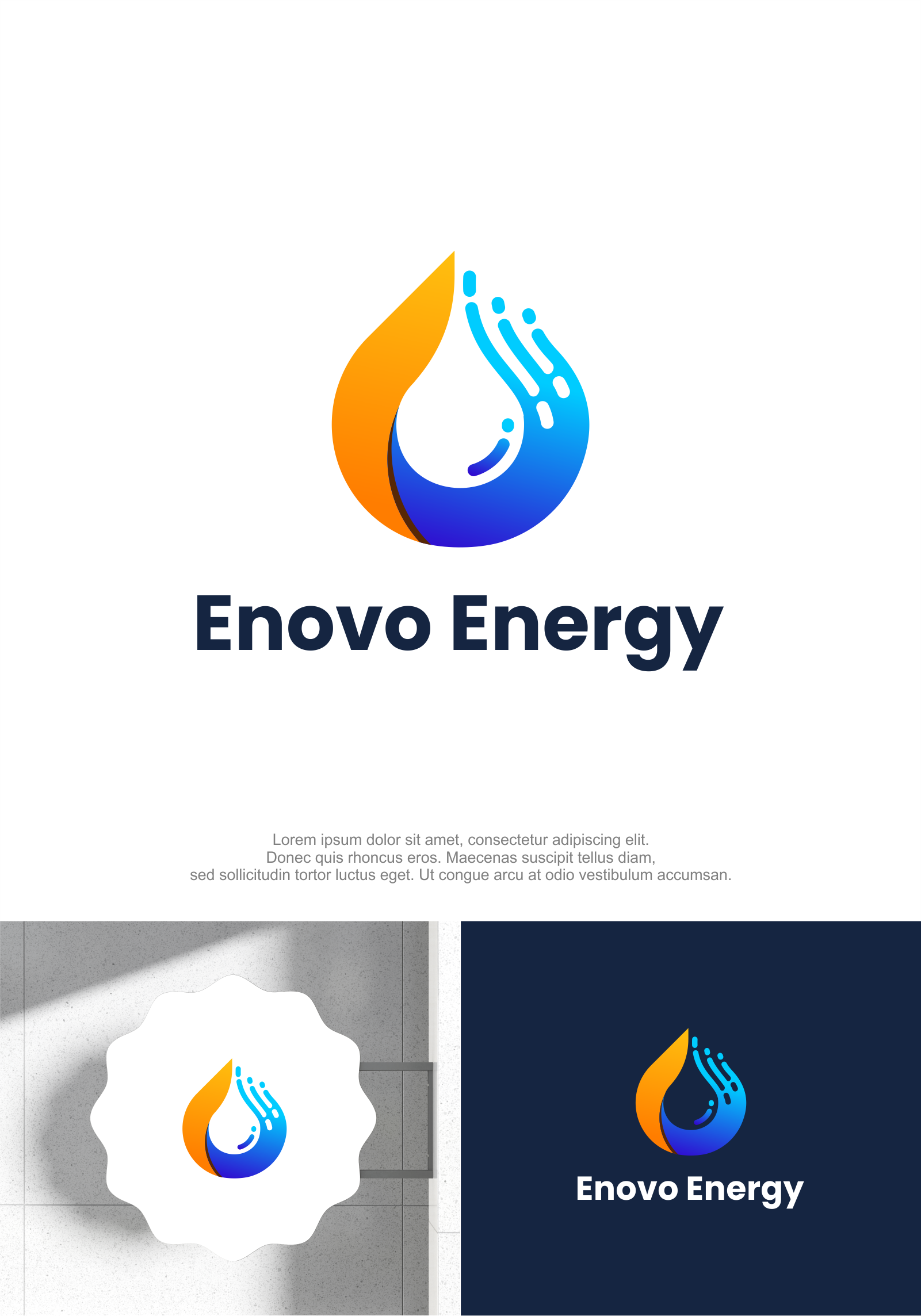 Logo-Design von M.Syaiful Huda für Enova Energy | Design #34122398
