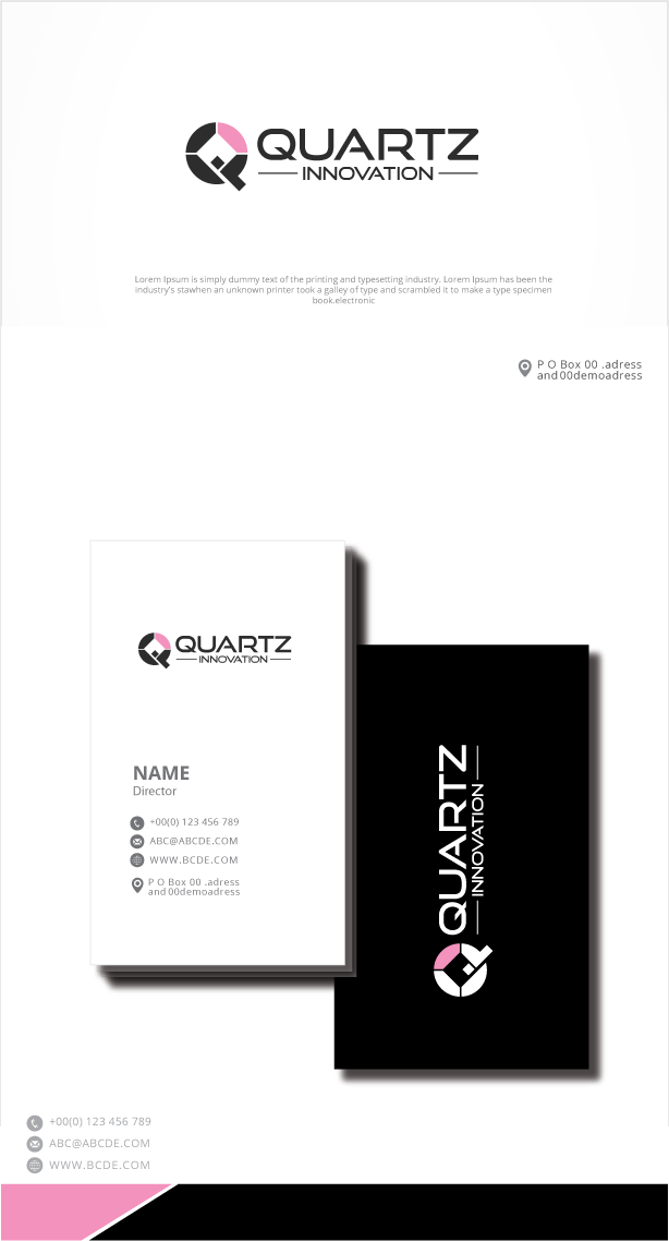 Logo Design by zebronicgraphic for Quartz Innovation Pty Ltd | Design #34134206