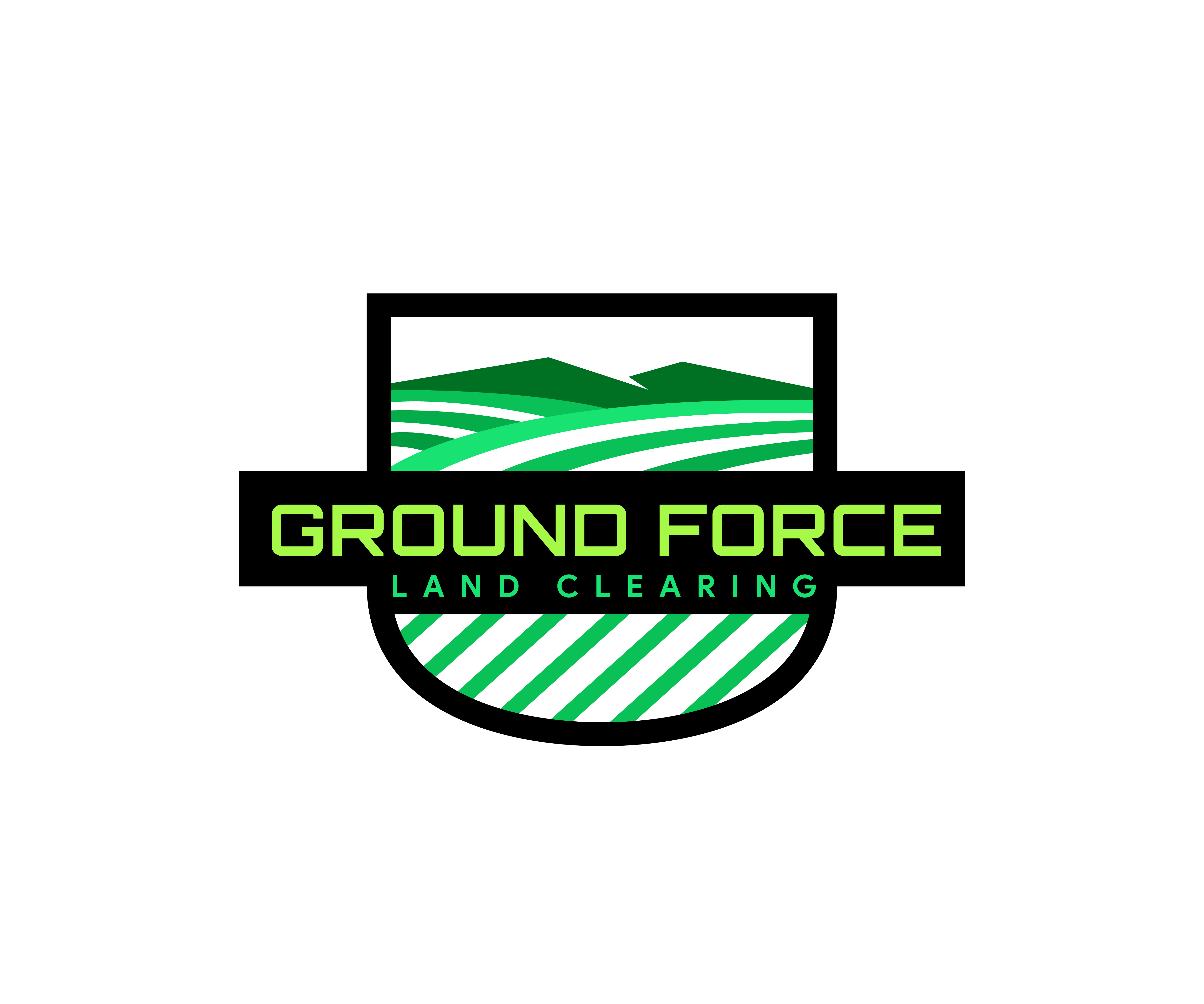 Logo Design by James J. for Ground Force Land Clearing | Design #34136321