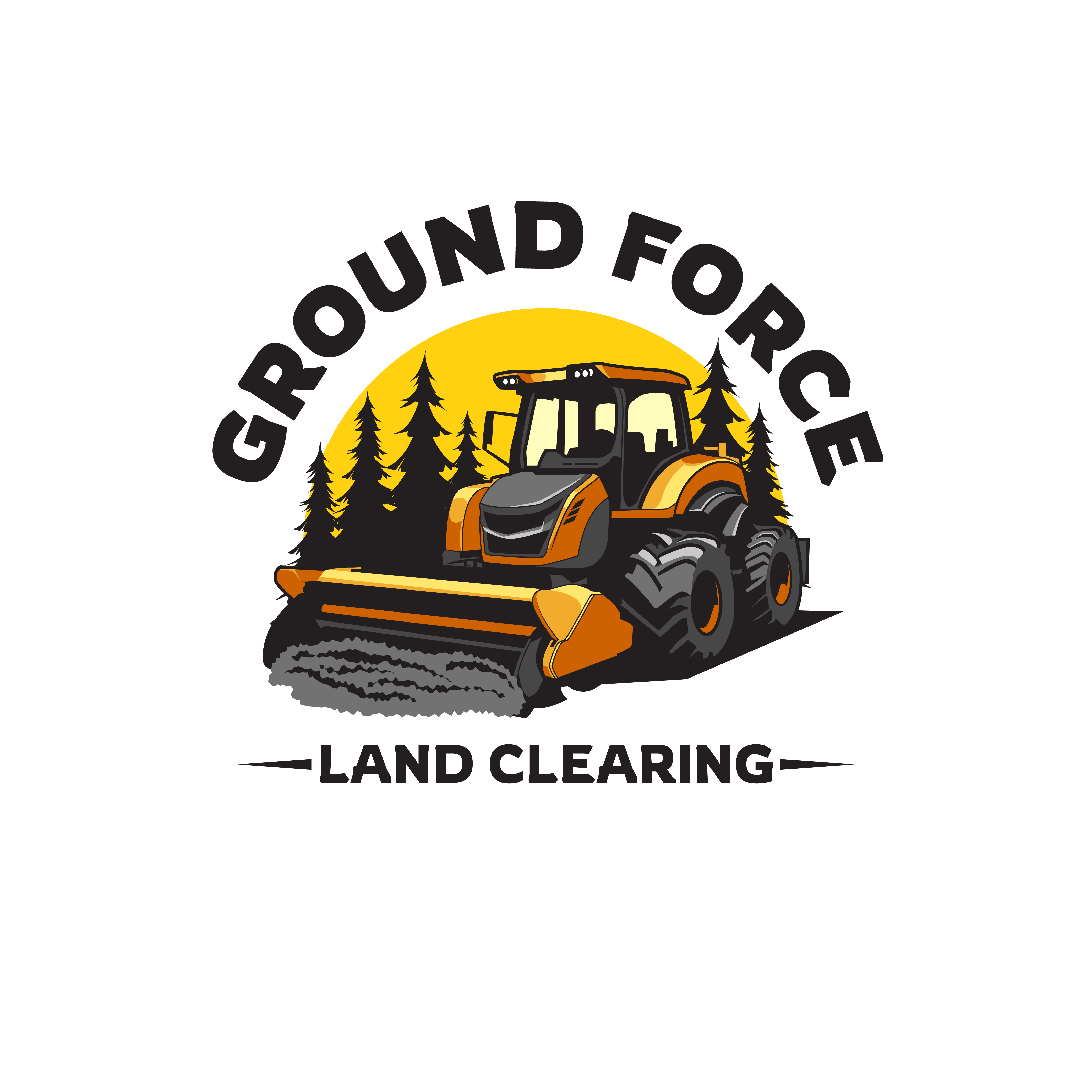 Logo Design by PaoloP for Ground Force Land Clearing | Design #34134665