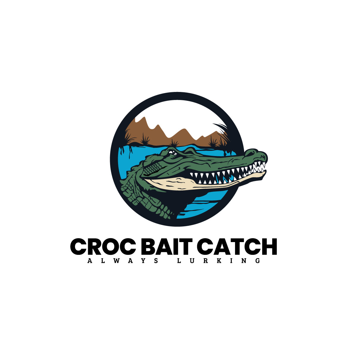 Logo Design by Roland C for Crocbait | Design #34206404