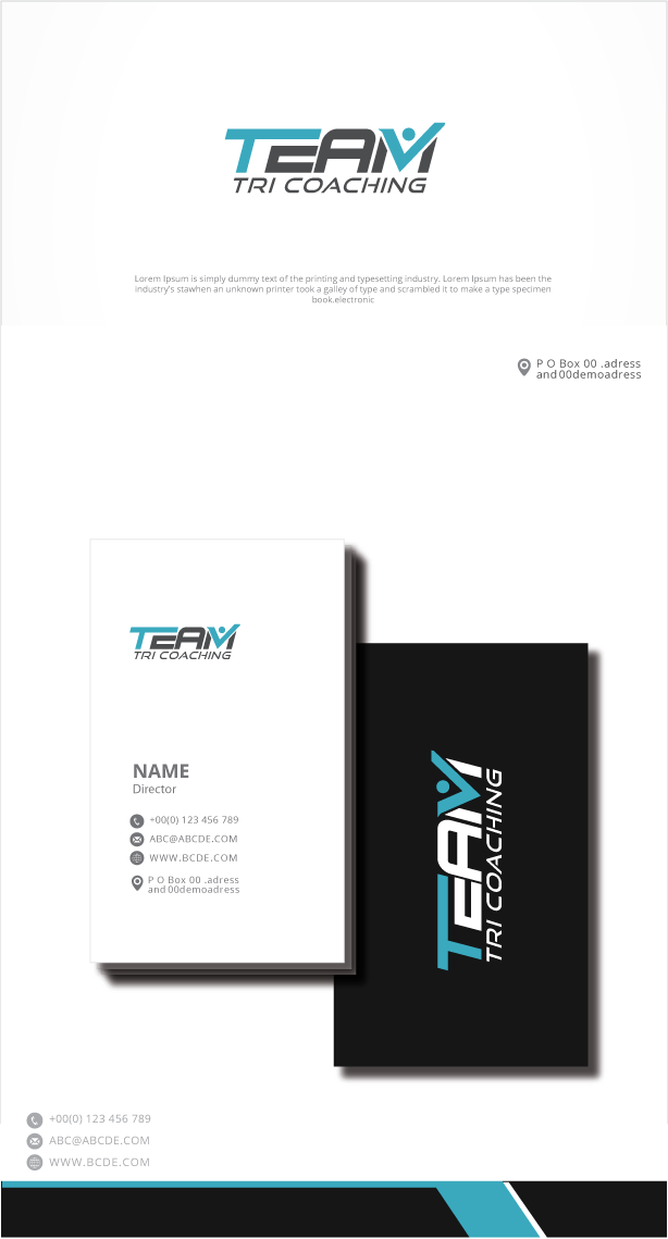 Logo Design by zebronicgraphic for T.E.A.M Tri Coaching | Design #34126057