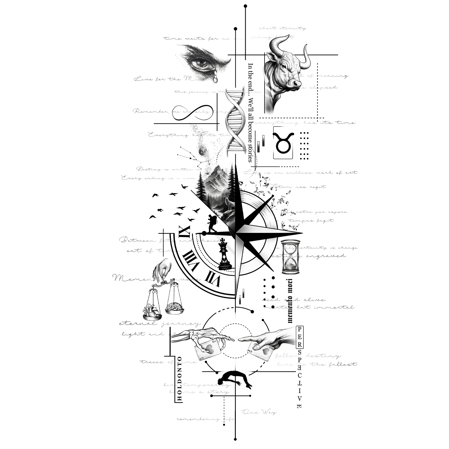 Tattoo-Design von Fortunate Studio für dieses Projekt | Design #34153751