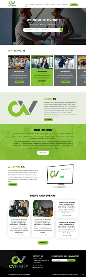 Web Design par pb pour AKT Recruitment | Design : #34135830