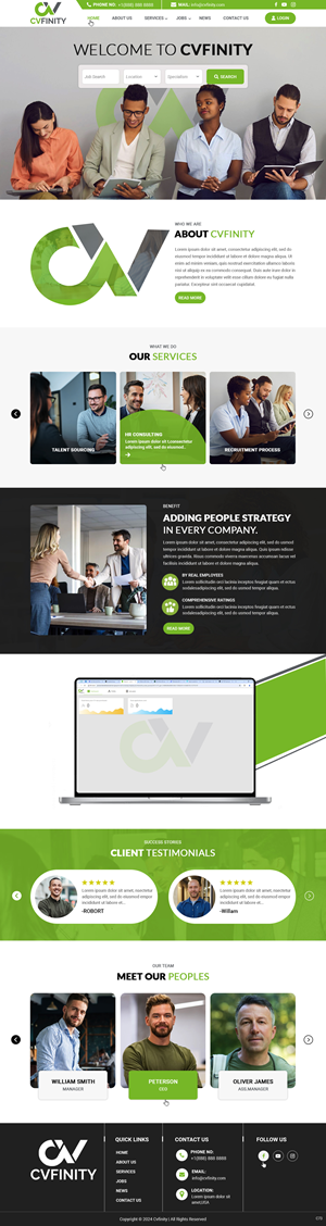 Web Design par pb pour AKT Recruitment | Design : #34135837