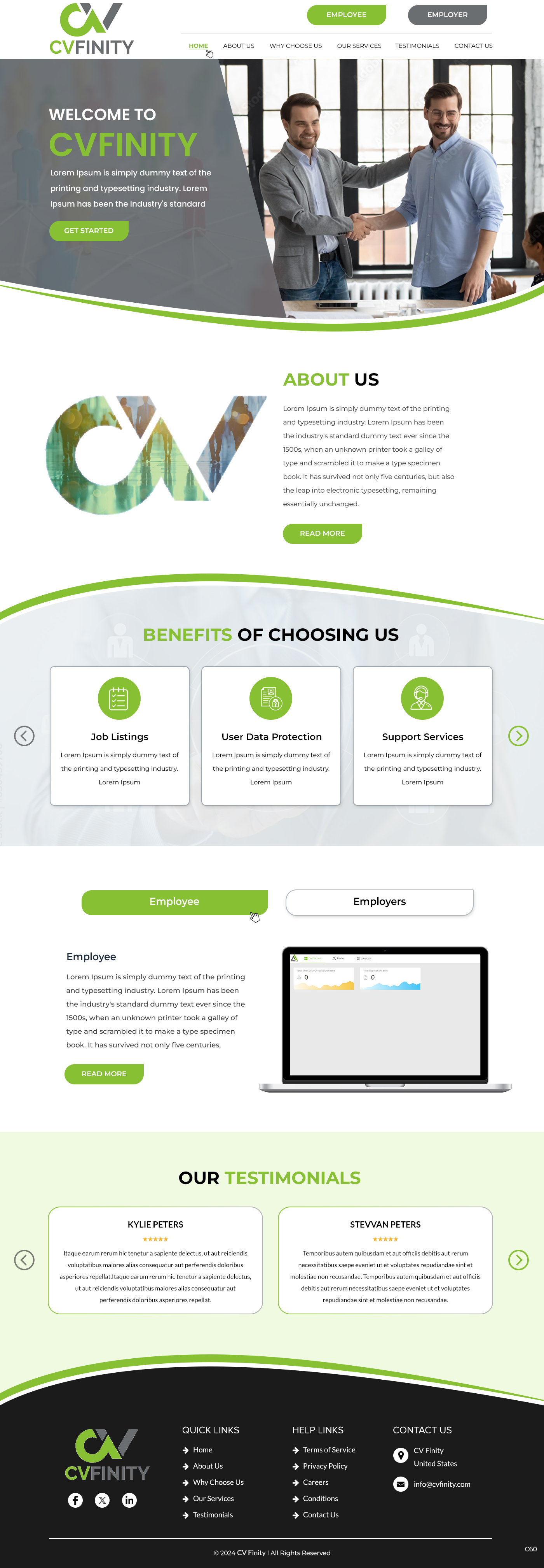 Web Design par pb pour AKT Recruitment | Design #34144476