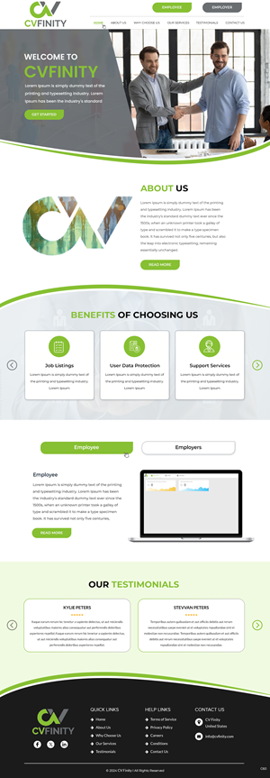 Web Design par pb pour AKT Recruitment | Design : #34144476