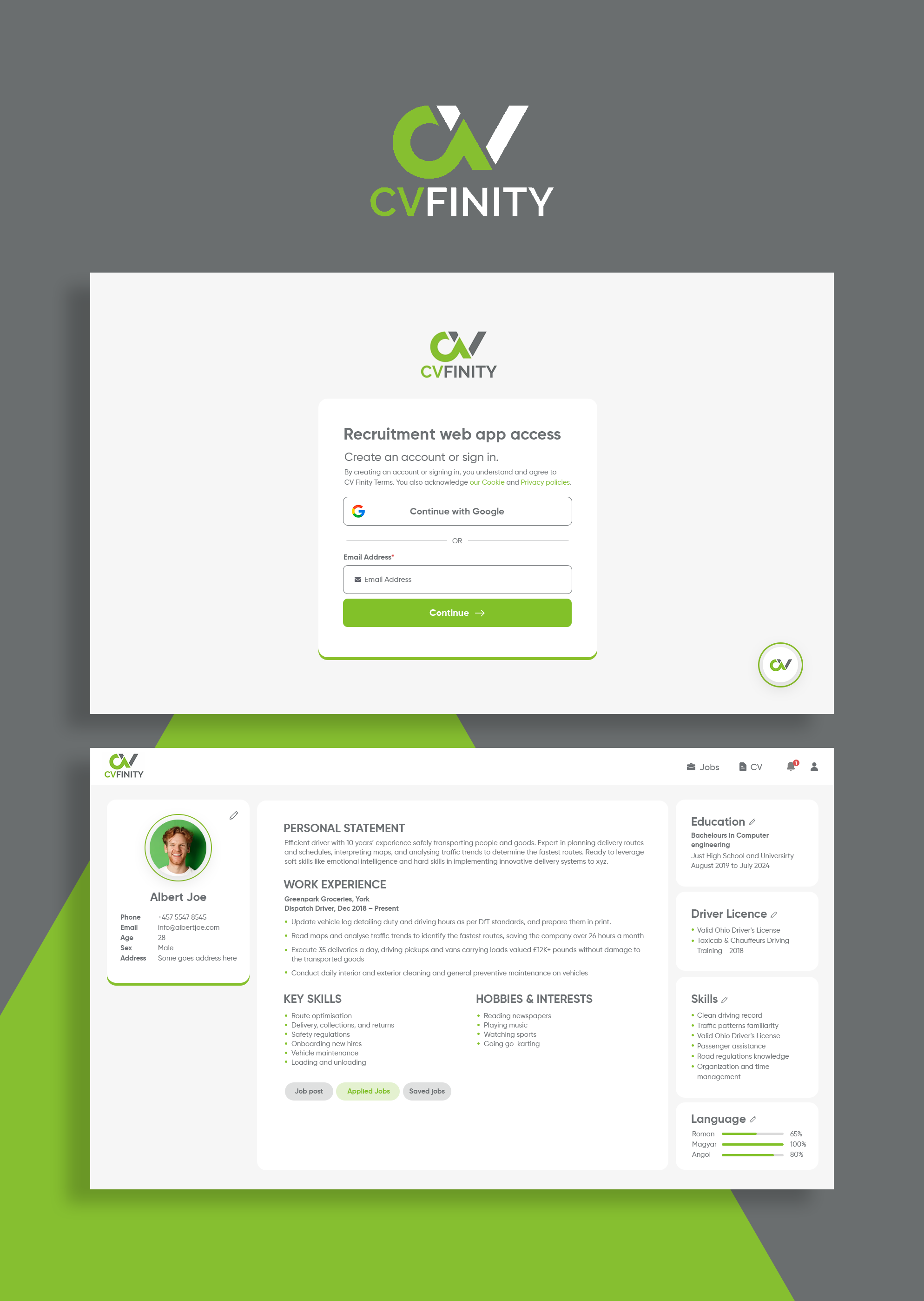Web-Design von nzdesigners für AKT Recruitment | Design #34144523