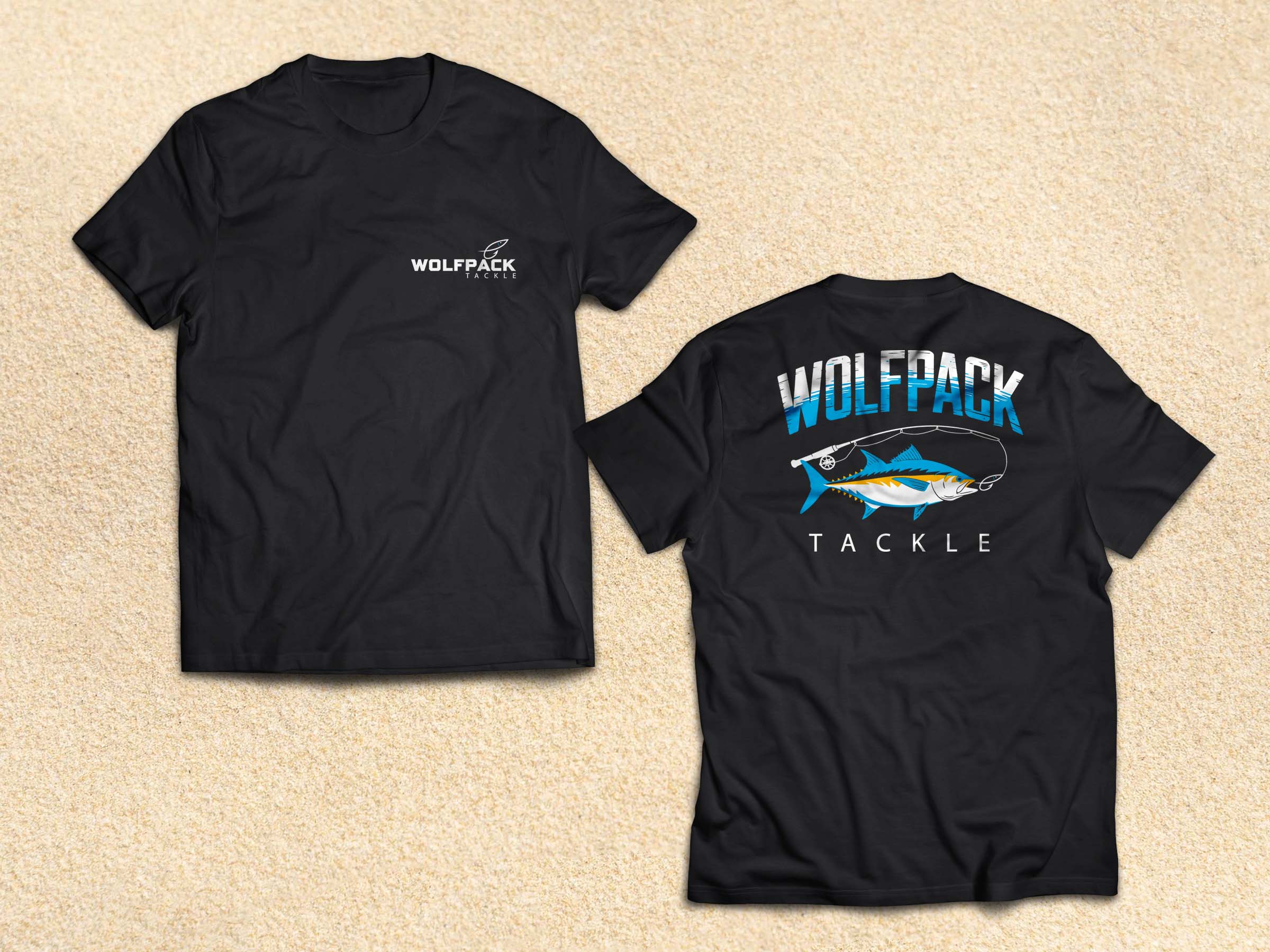 T-shirt Design by Lumen Branding for Wolfpack Tackle | Design #34146027