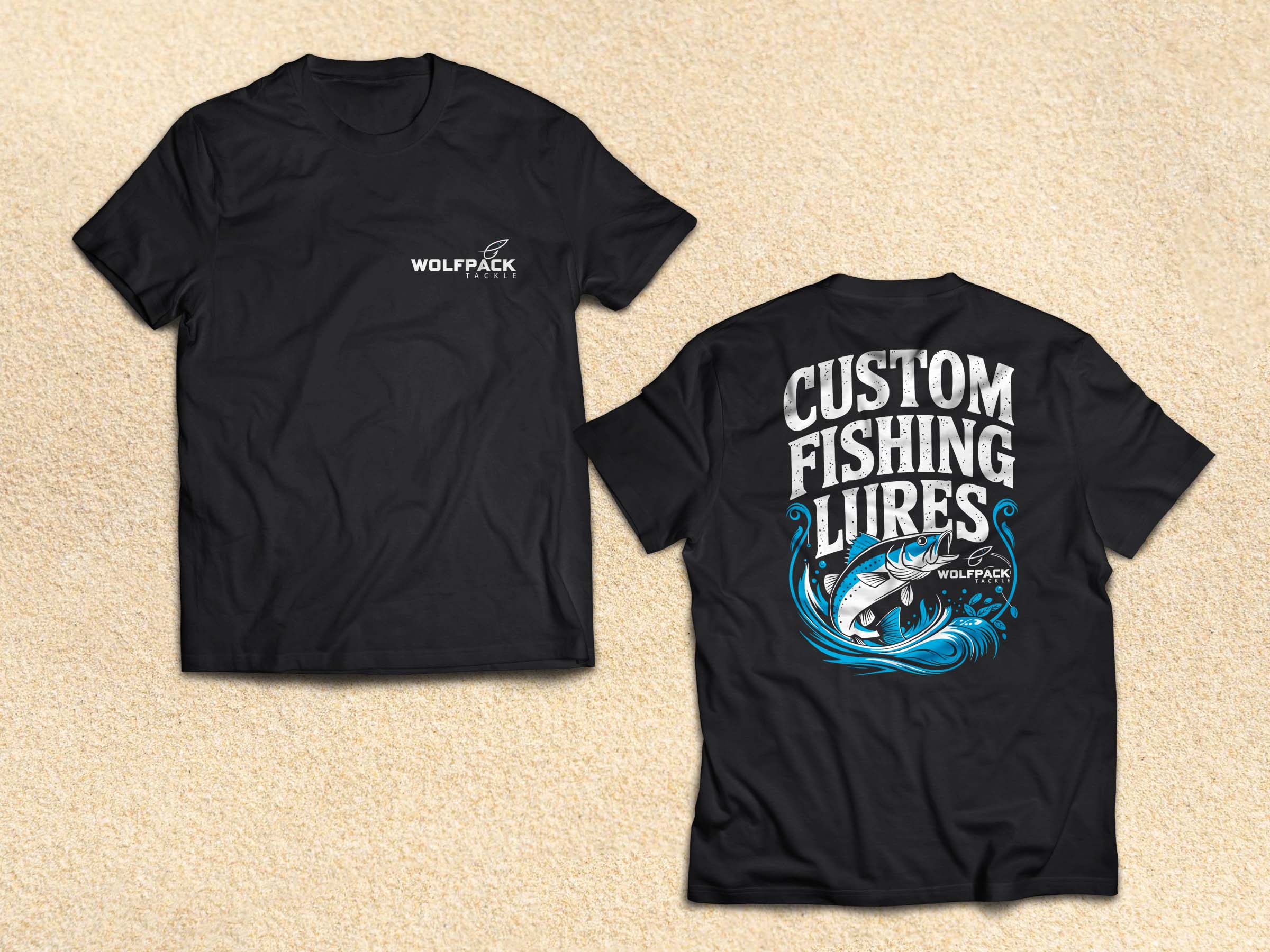 Design de T-shirt par Lumen Branding pour Wolfpack Tackle | Design #34146076