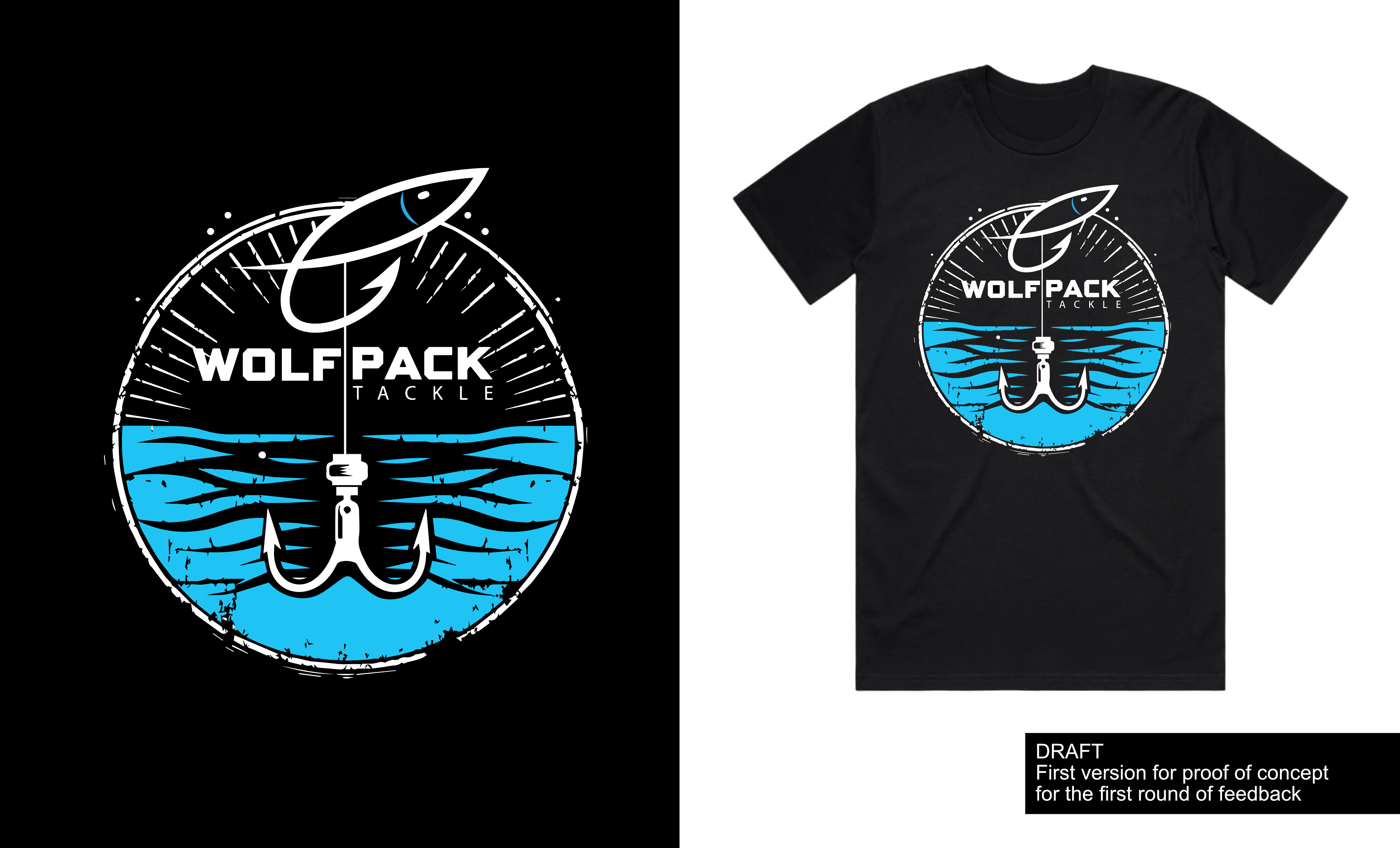 T-shirt Design by AnninWonderland for Wolfpack Tackle | Design #34165326