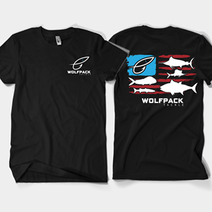 T-Shirt-Design von Rheanza für Wolfpack Tackle | Design: #34149326