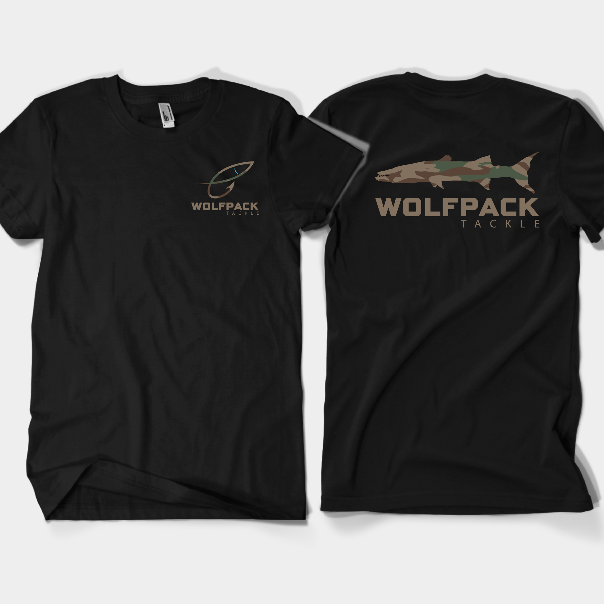 T-shirt Design by Rheanza for Wolfpack Tackle | Design #34149328