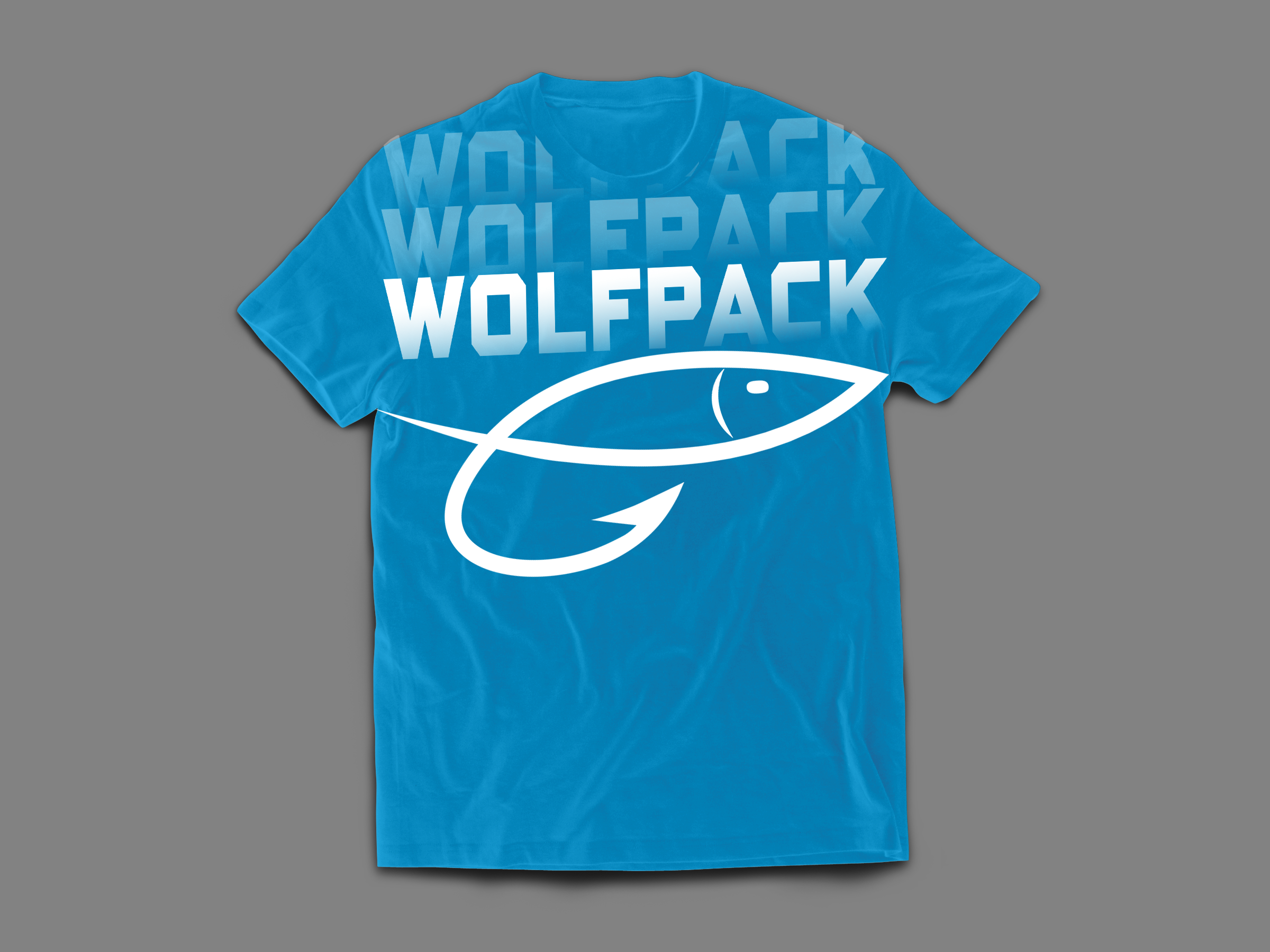 T-shirt Design by Andrés Sebastián for Wolfpack Tackle | Design #34176219