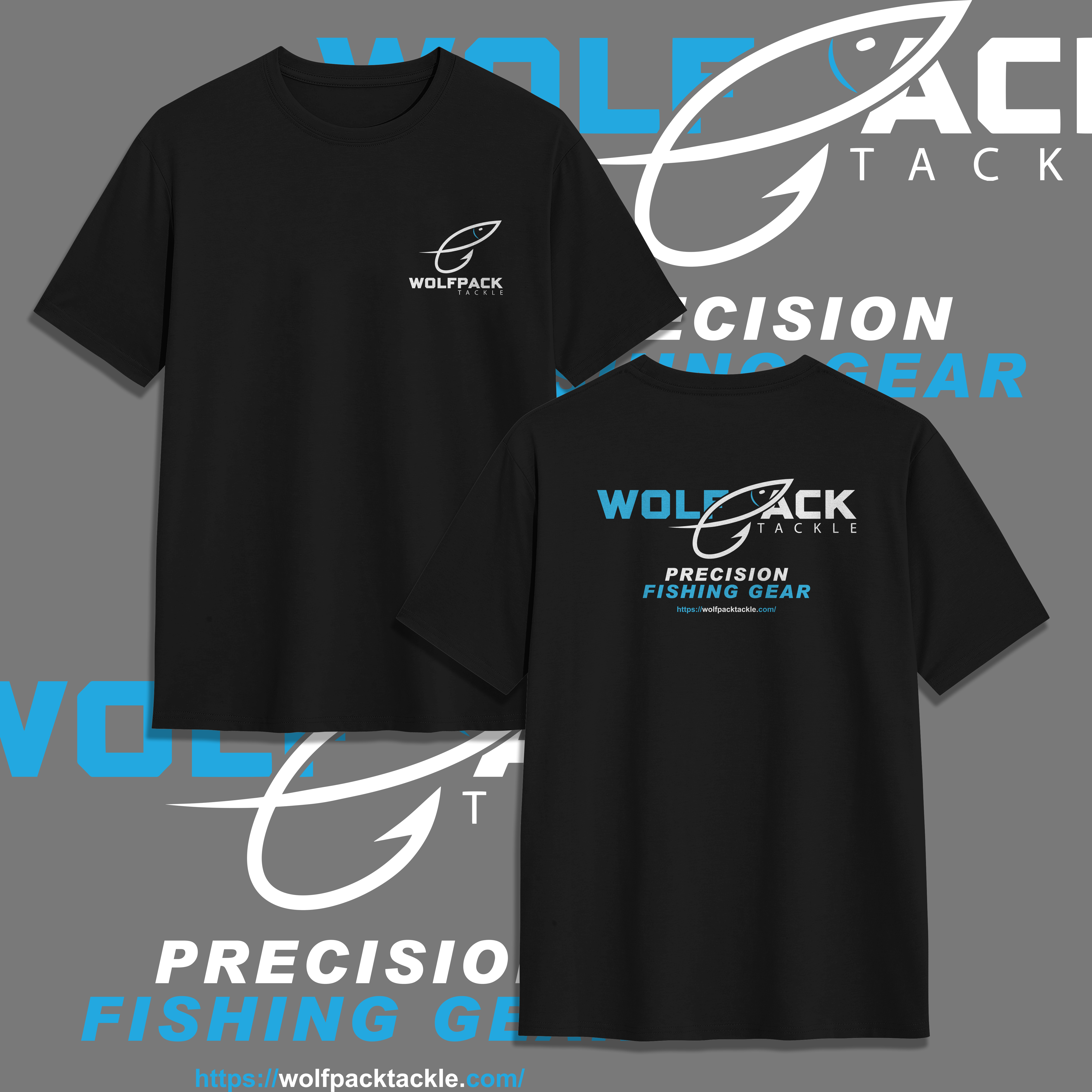 T-shirt Design by V FOUR Design for Wolfpack Tackle | Design #34168651