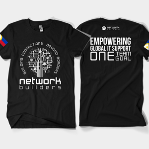 T-shirt Design by Rheanza for Network Builders IT | Design: #34141172