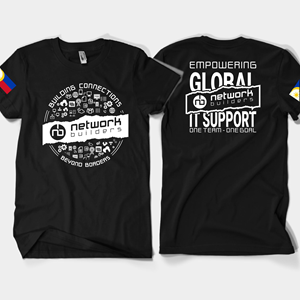 T-shirt Design by Rheanza for Network Builders IT | Design: #34141174