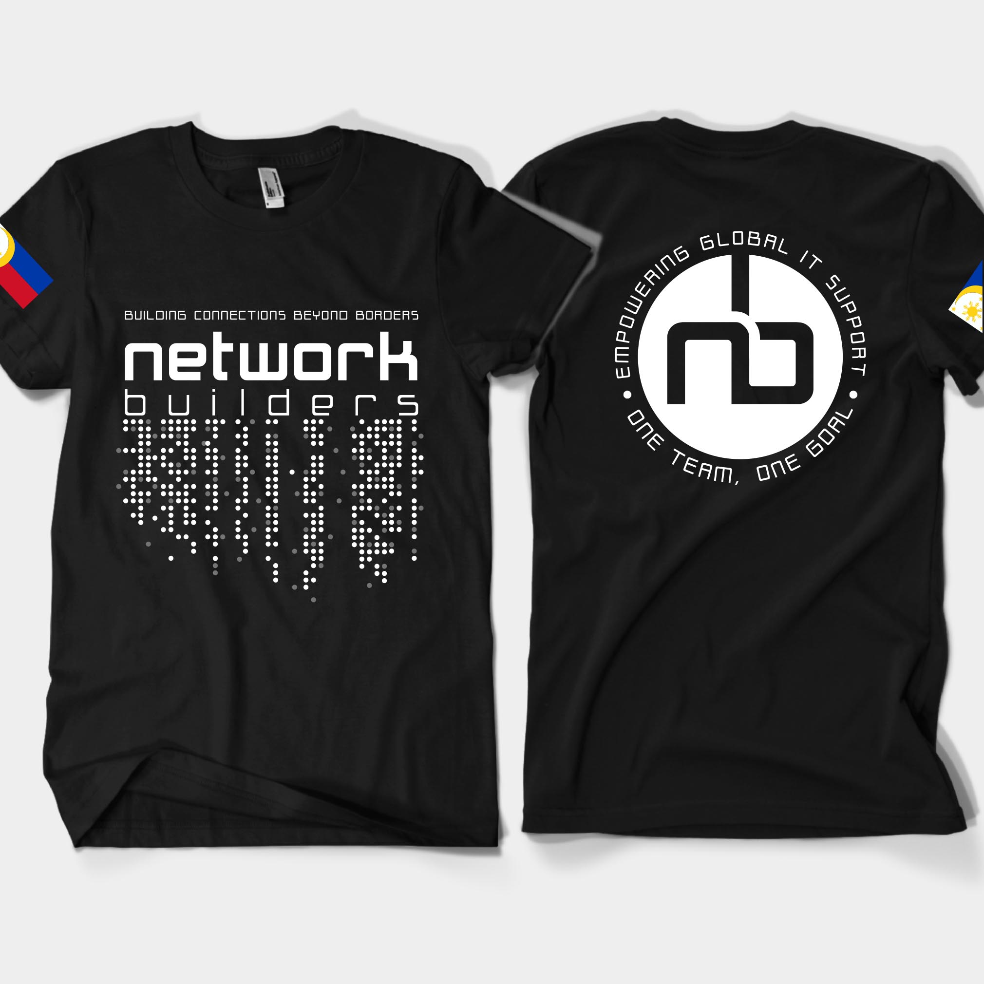 T-shirt Design by Rheanza for Network Builders IT | Design #34141175