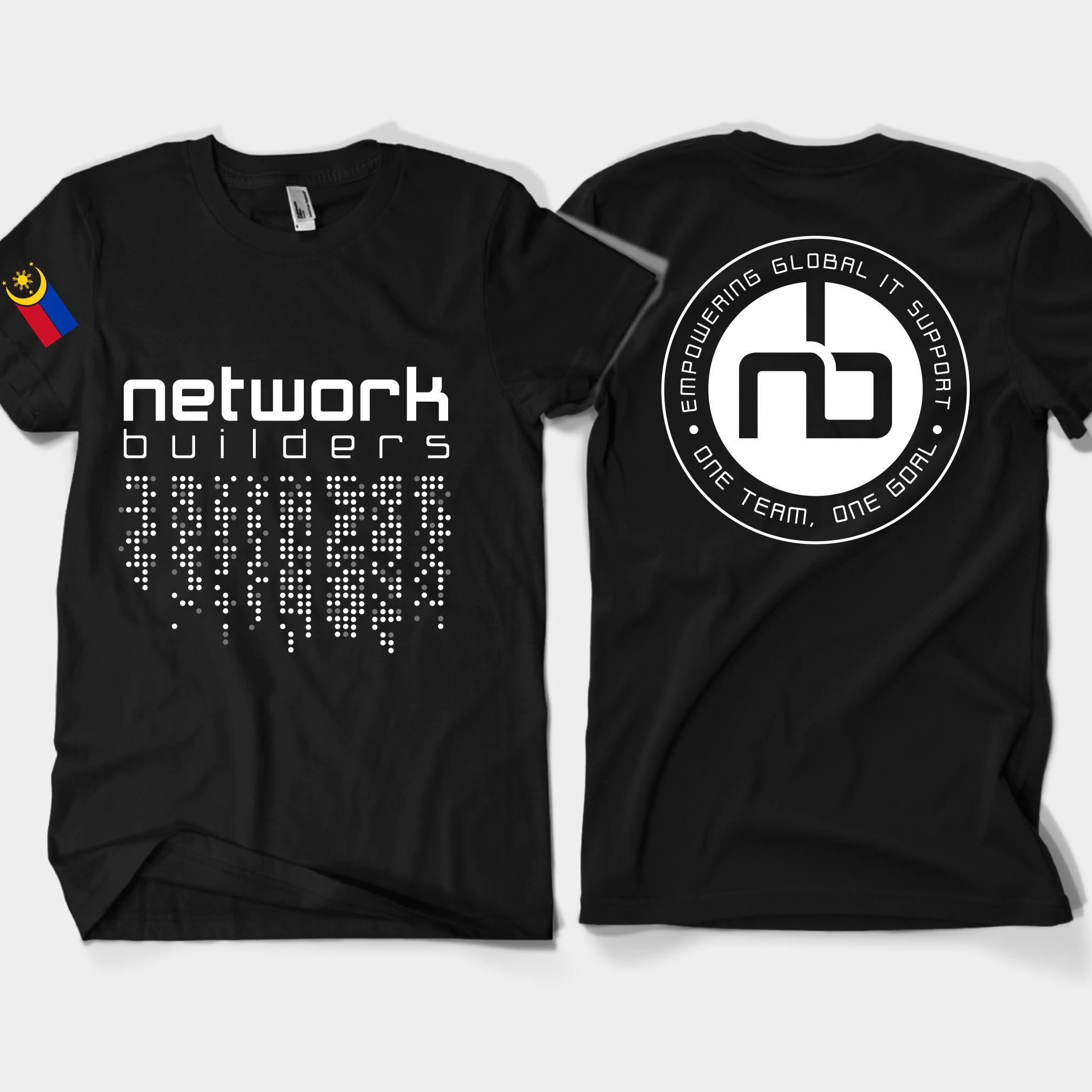 T-shirt Design by Rheanza for Network Builders IT | Design #34149336