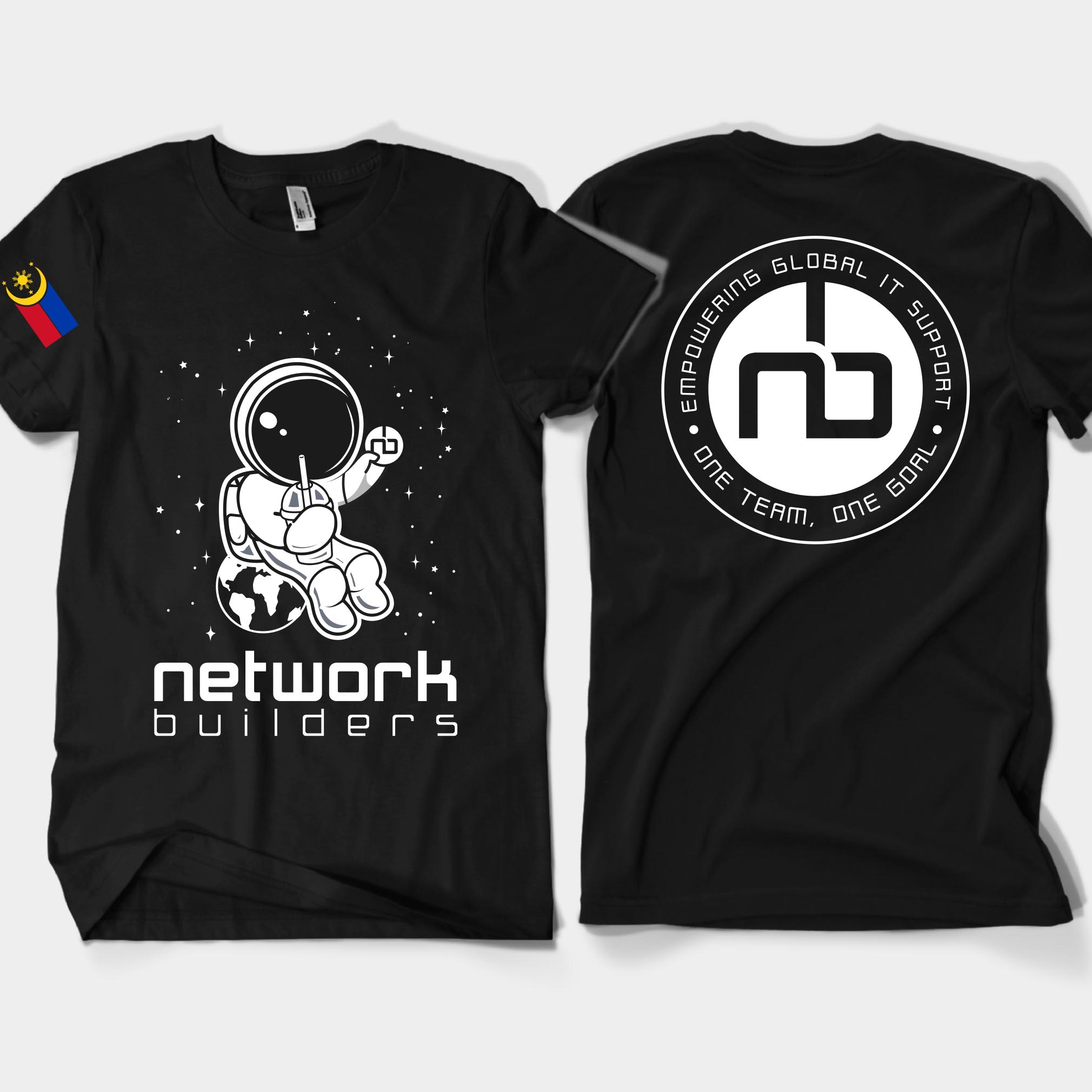 T-shirt Design by Rheanza for Network Builders IT | Design #34149338