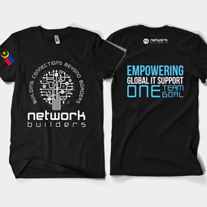 T-shirt Design by Rheanza for Network Builders IT | Design: #34149339