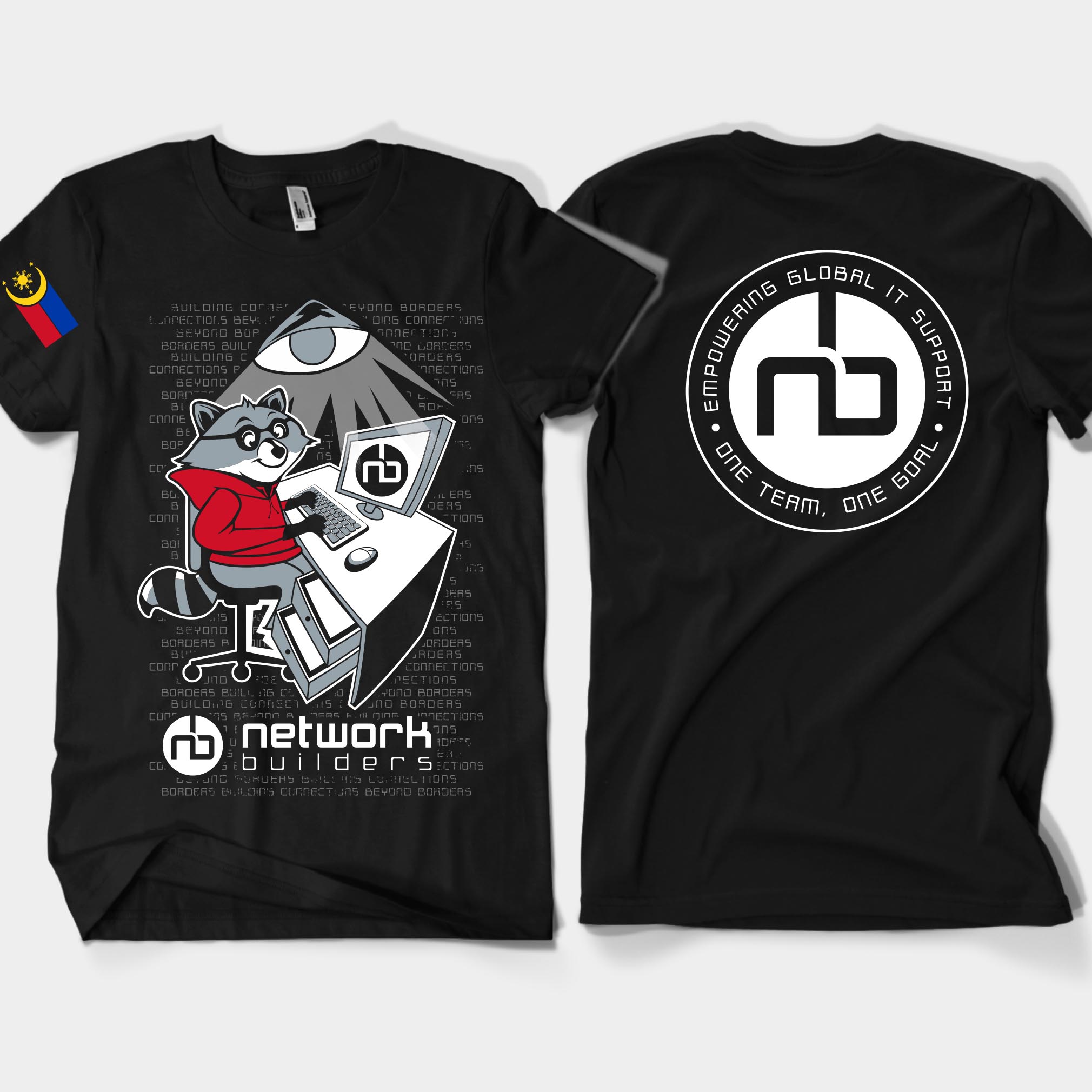 T-shirt Design by Rheanza for Network Builders IT | Design #34149341