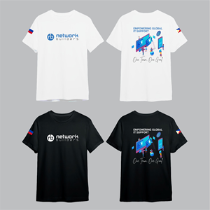 T-shirt Design by KRSA.DSGN for Network Builders IT | Design: #34130092