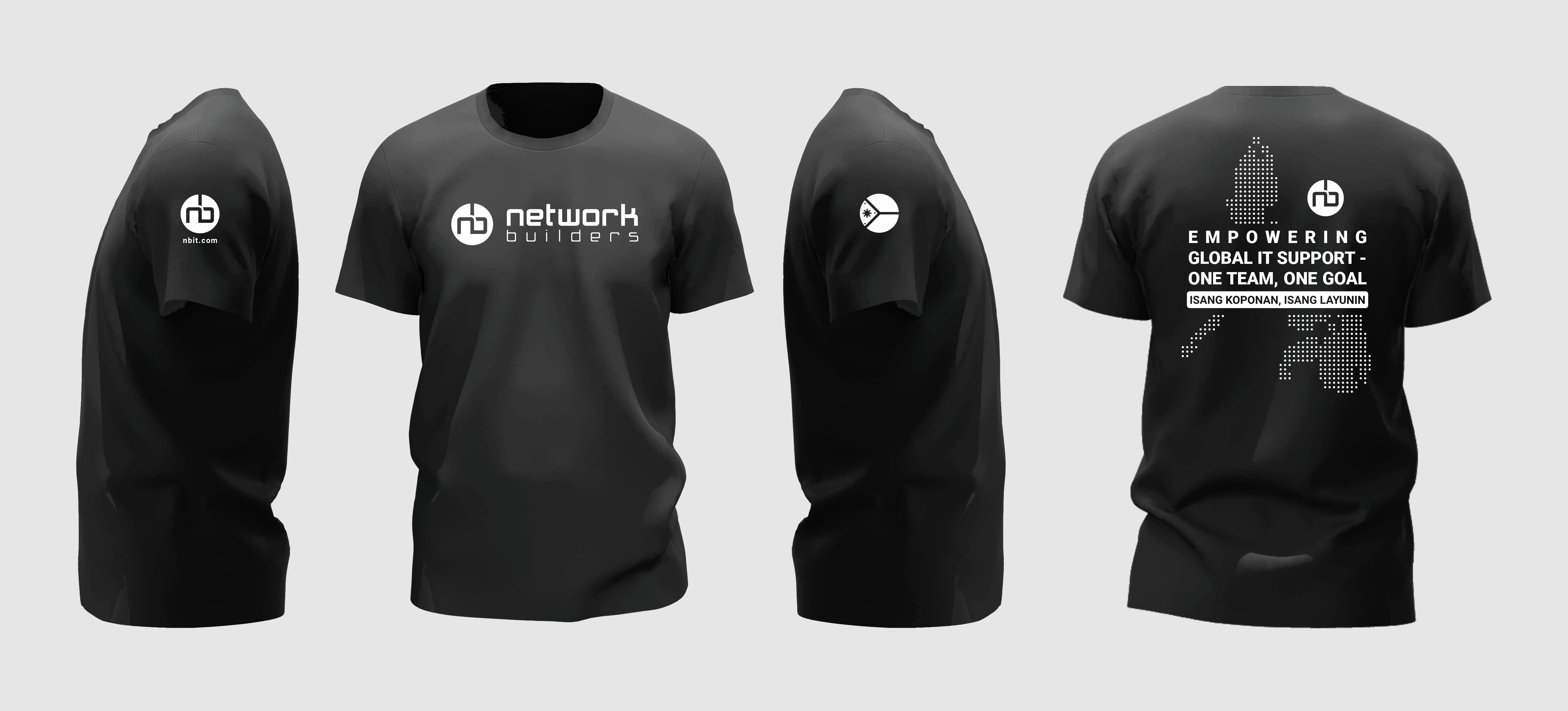 T-shirt Design by jalusani for Network Builders IT | Design #34186051
