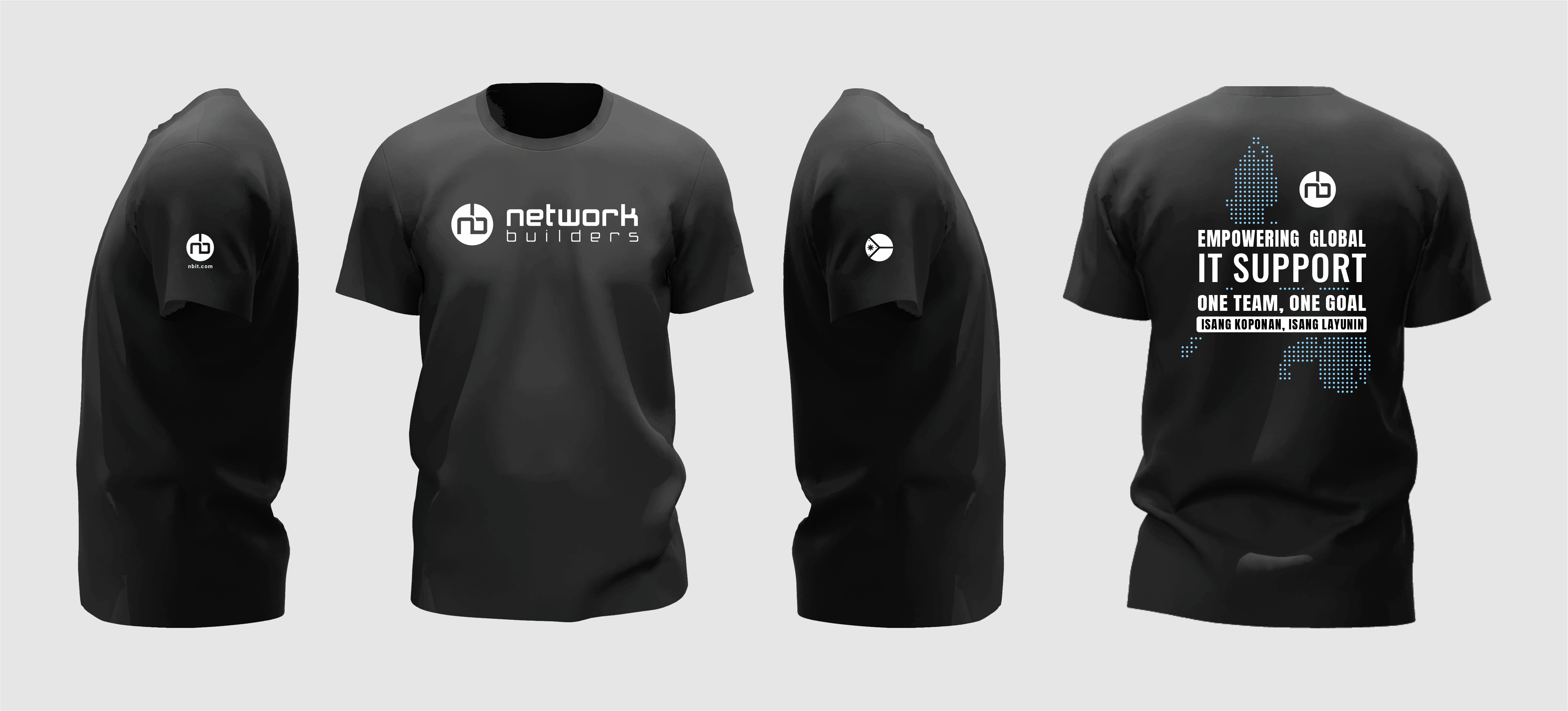 T-shirt Design by jalusani for Network Builders IT | Design #34186842