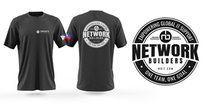 T-shirt Design by Risallah for Network Builders IT | Design: #34144663