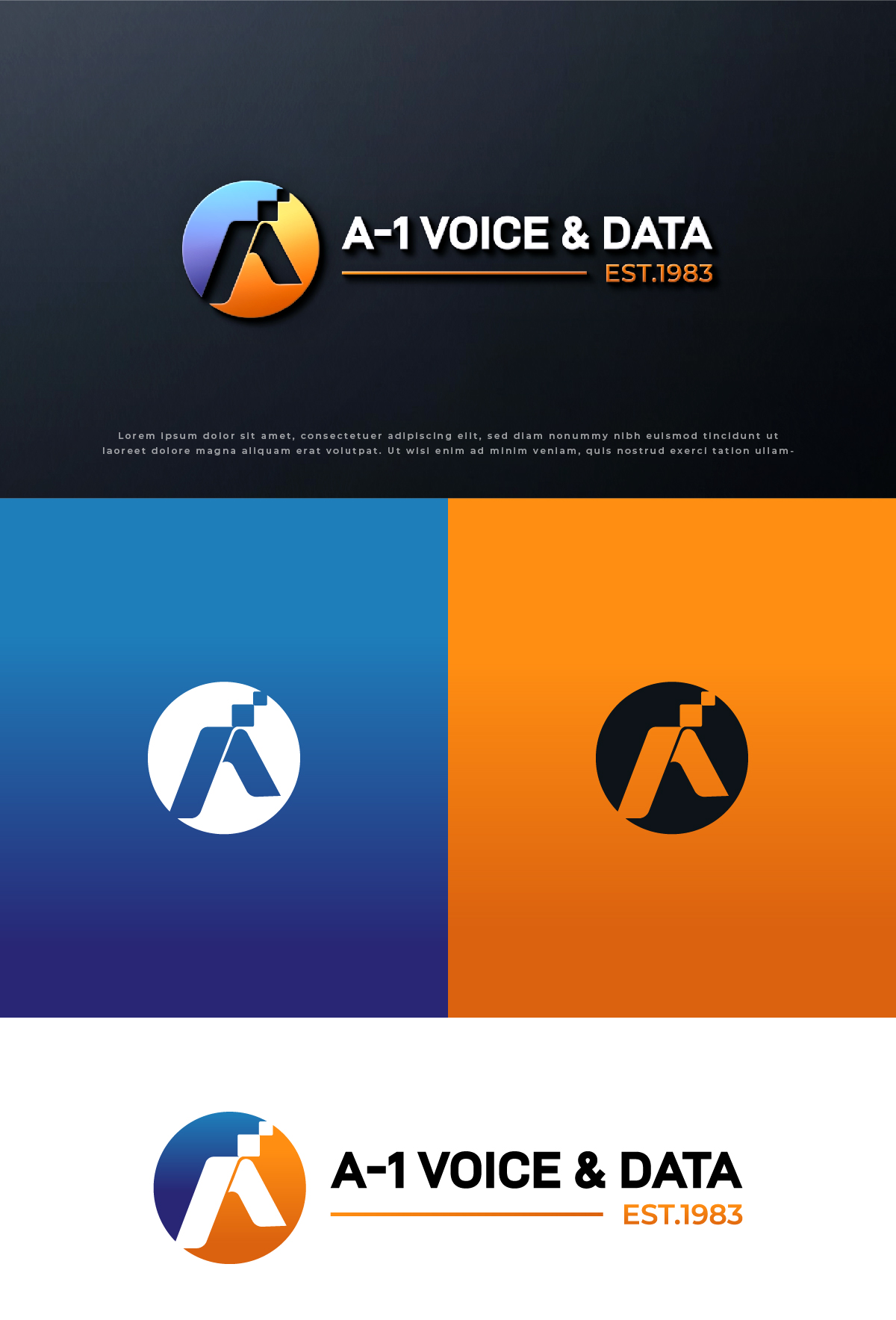 Design de Logo par 99 Art.. pour A-1 Voice & Data | Design #34135167