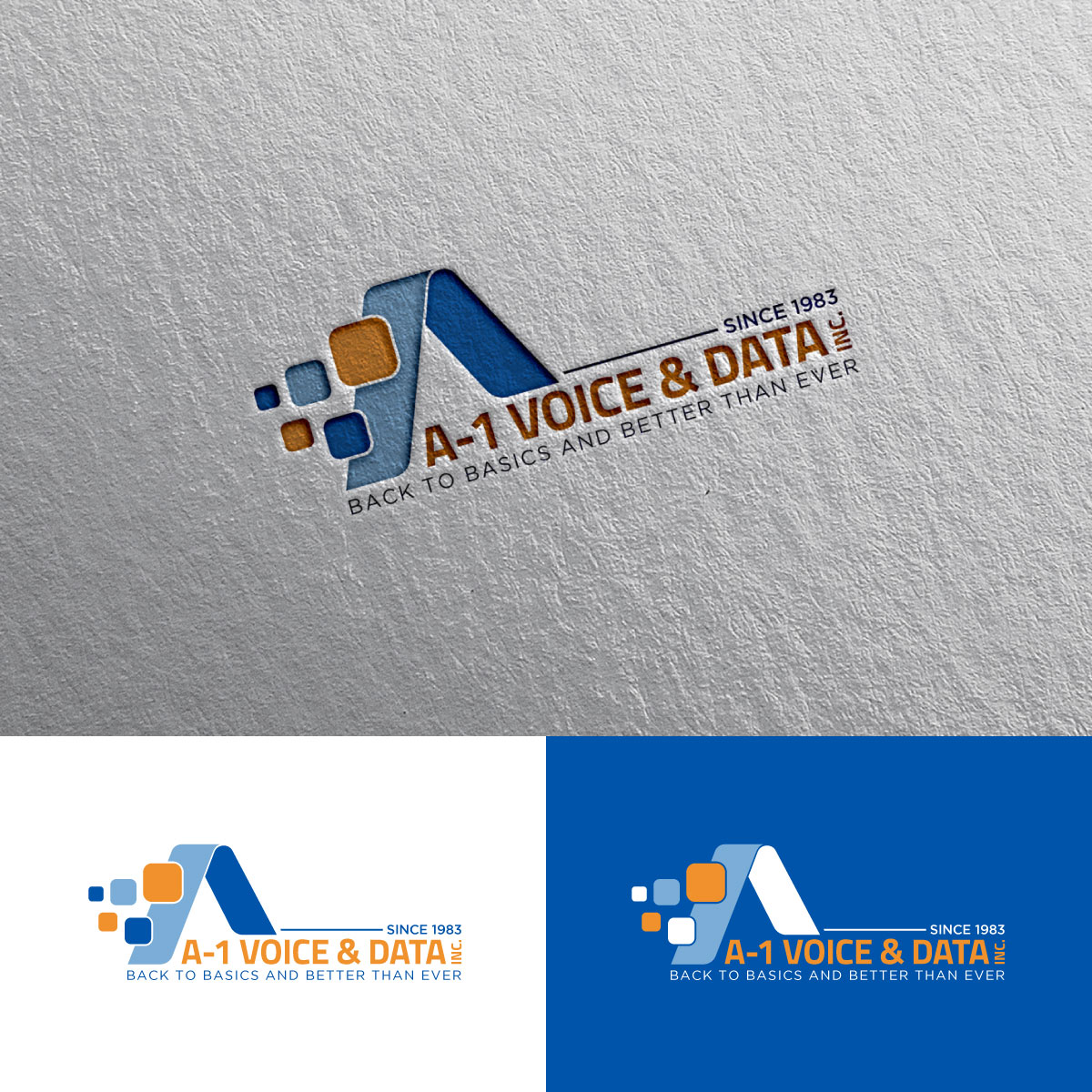 Logo Design by chris Ray for A-1 Voice & Data | Design #34133835